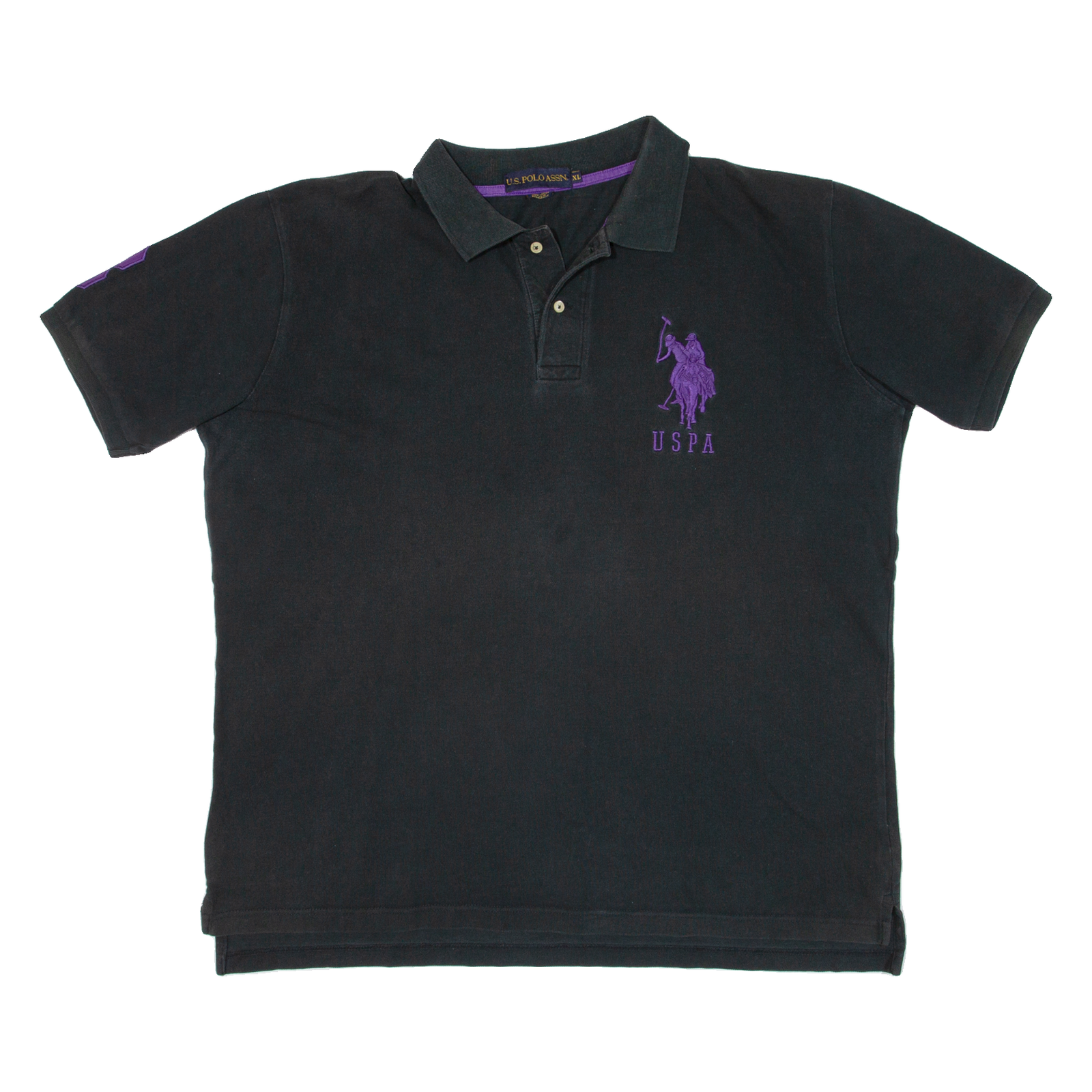 U.S. POLO ASSN Mens Polo Shirt Black XL Refurbished - N/A refurbished available on Cerqular