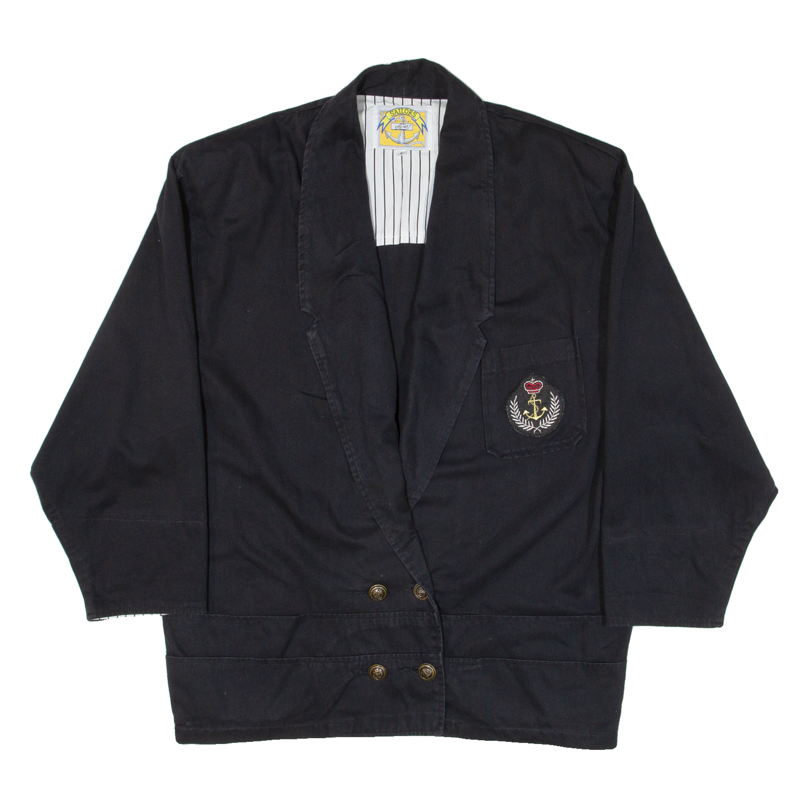 SAILORS Womens Blazer Jacket Black S Refurbished - N/A refurbished available on Cerqular