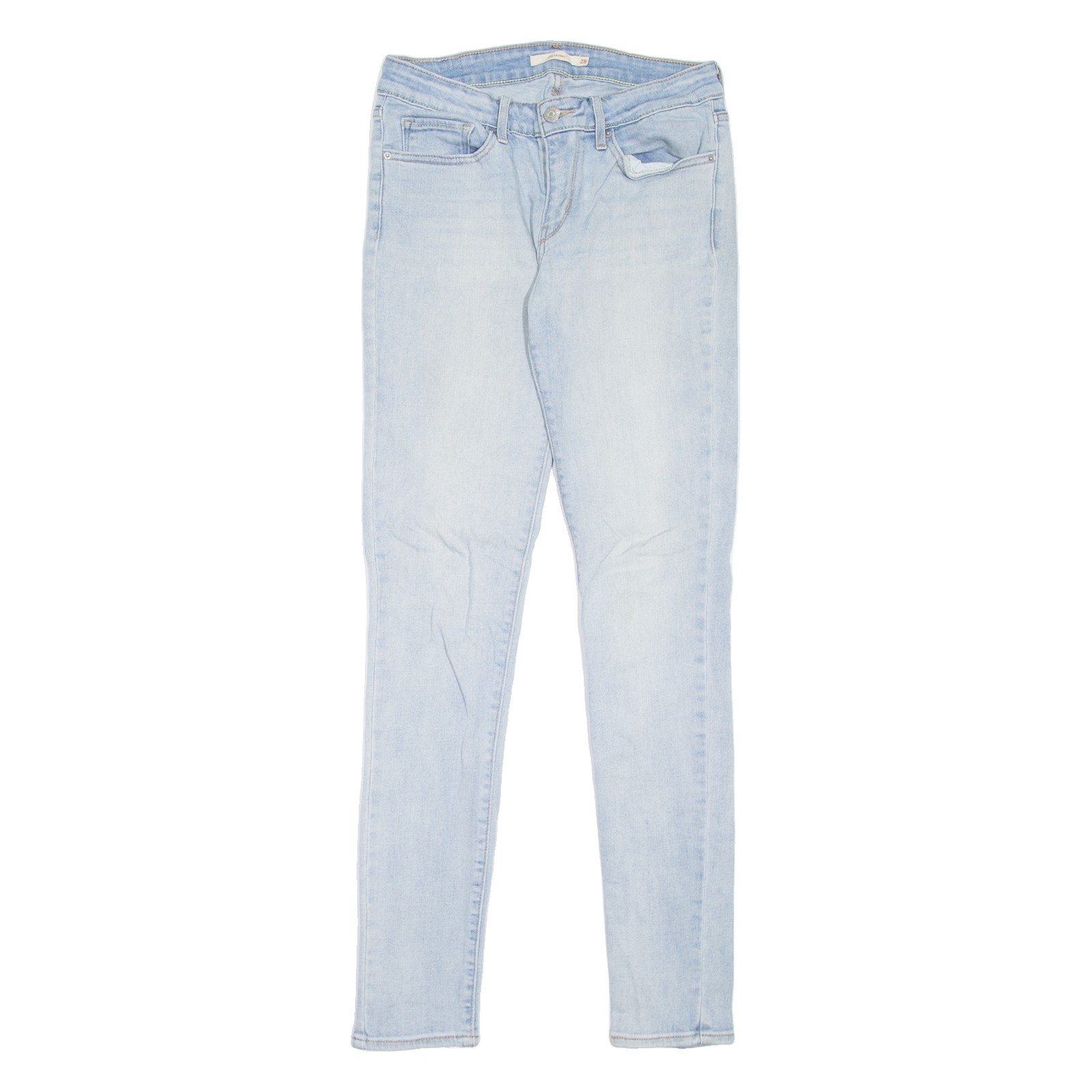LEVI'S 711 Womens Jeans Blue Slim Skinny Stone Wash W28 L32 Refurbished - N/A refurbished available on Cerqular