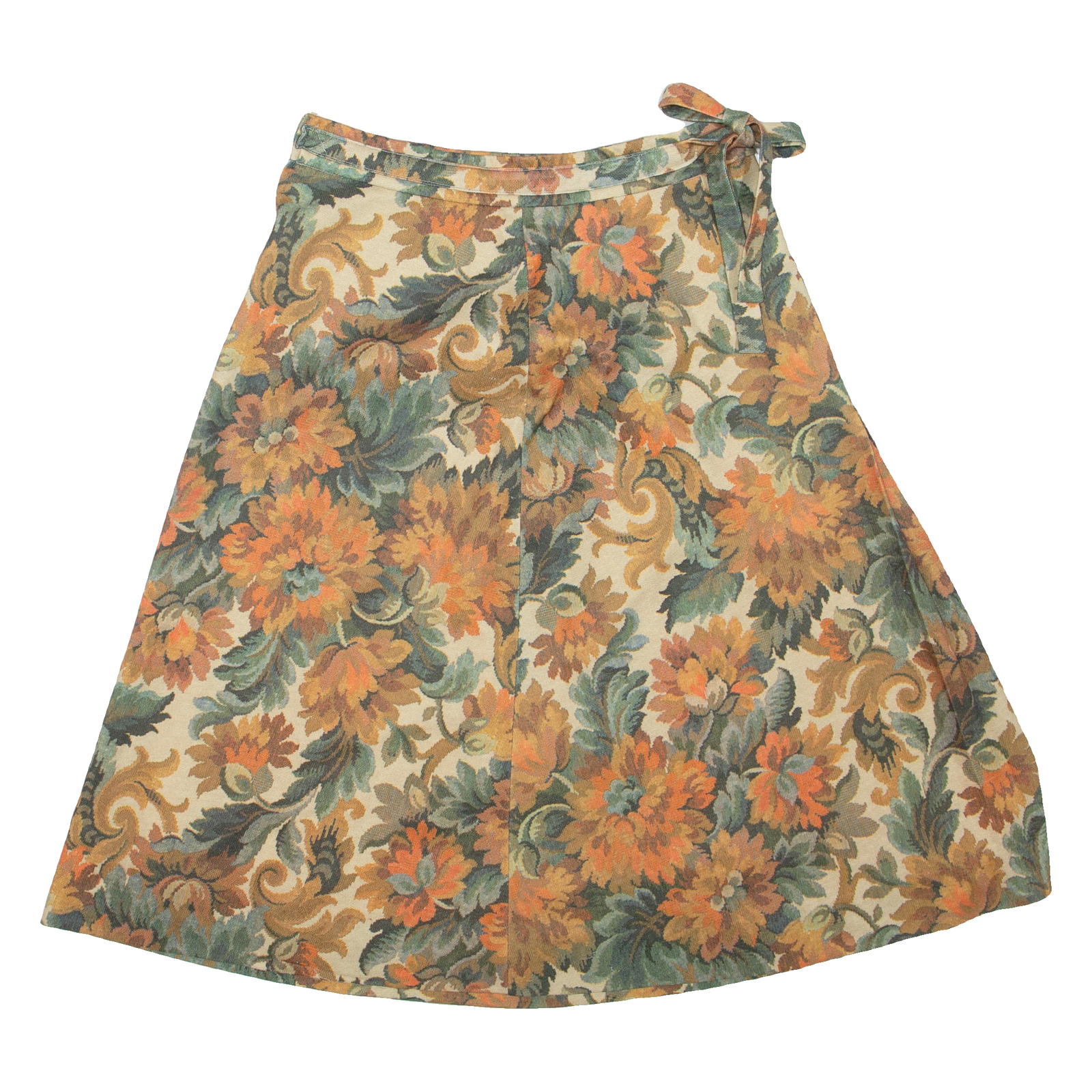 Buy Womens A-Line Skirt Orange Midi Floral S Refurbished - $18.19 Womens A-Line Skirt Orange Midi Floral S Refurbished - N/A refurbished available on Cerqular