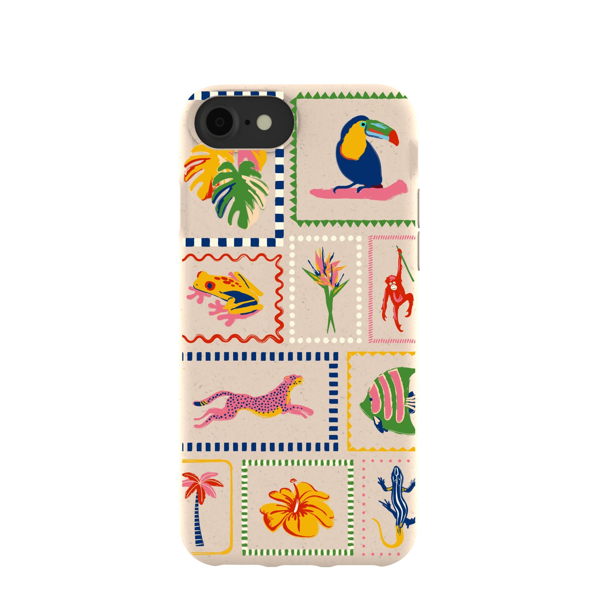 Seashell Tropical Paradise iPhone 6/6s/7/8/SE Case Refurbished - Pela Case refurbished available on Cerqular