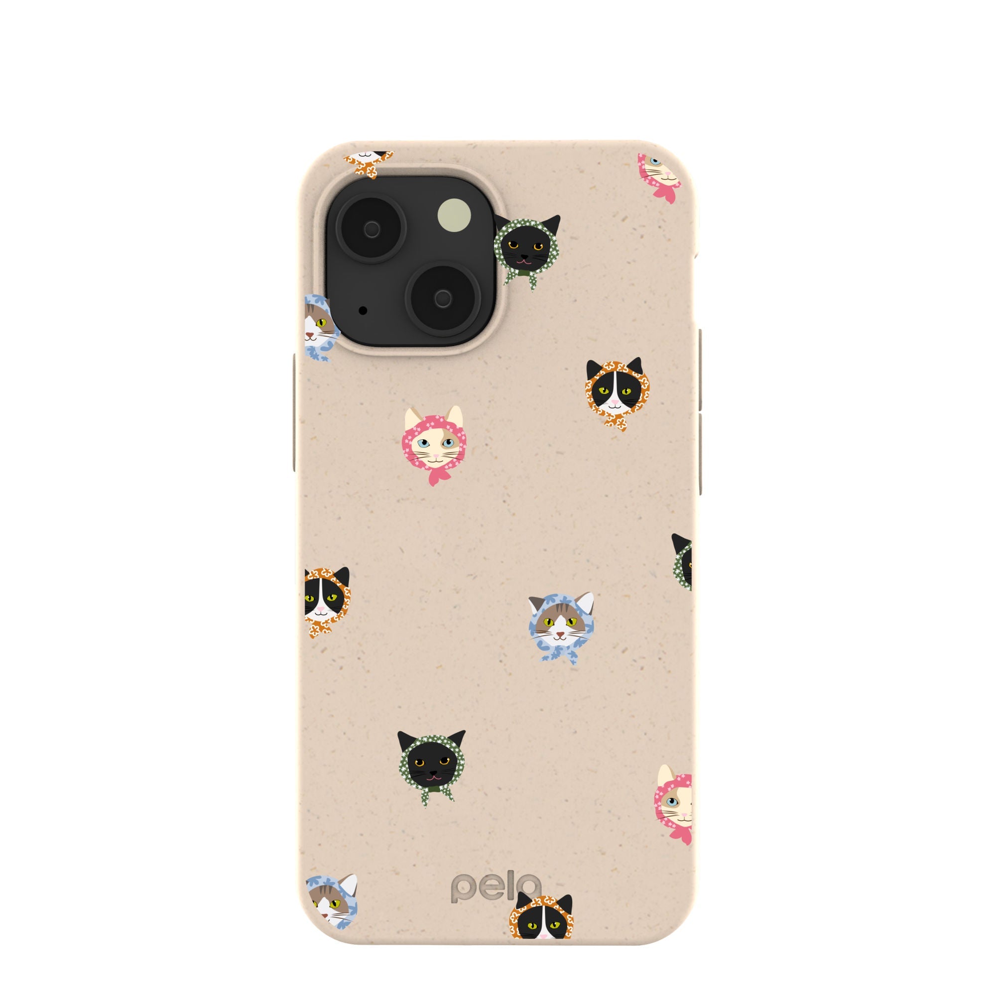 Seashell Cat Couture iPhone 13 Mini Case Refurbished - Pela Case refurbished available on Cerqular