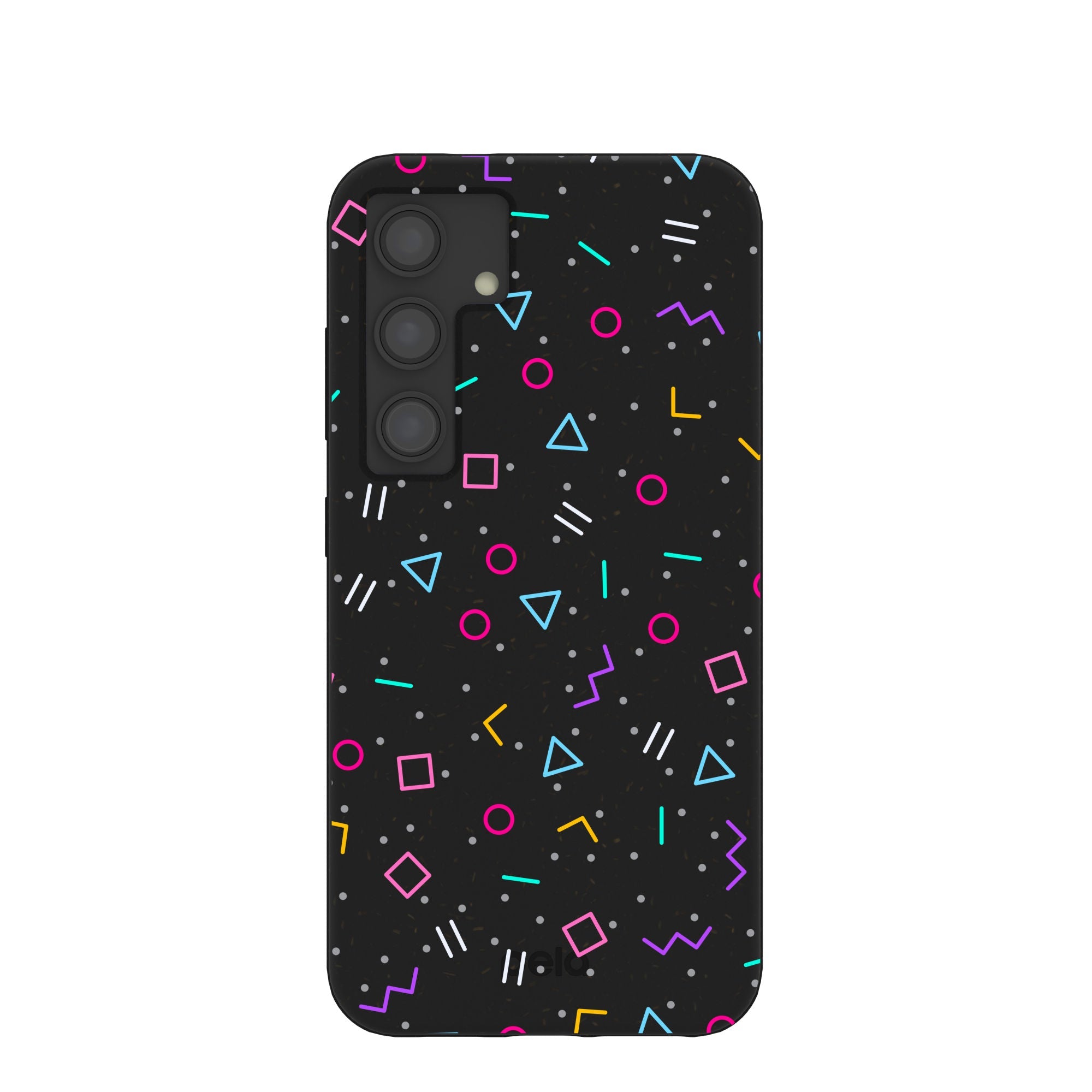 Black Neon Nostalgia Samsung Galaxy S24 Case Refurbished - Pela Case refurbished available on Cerqular