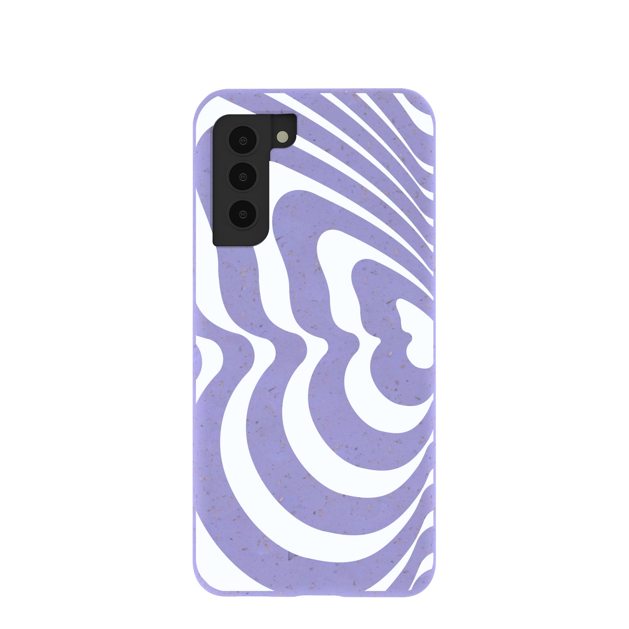 Lavender Flutter Left Samsung Galaxy S21 Case Refurbished - Pela Case refurbished available on Cerqular
