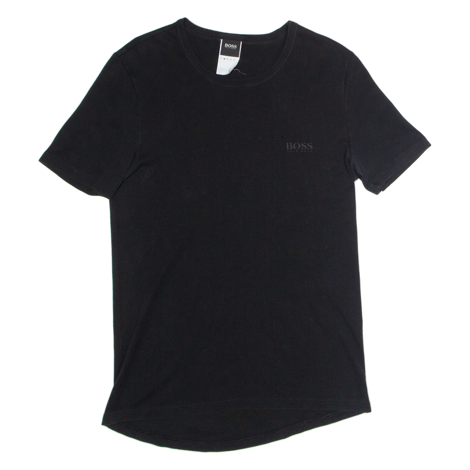 BOSS Mens T-Shirt Black Crew Neck M Refurbished - N/A refurbished available on Cerqular