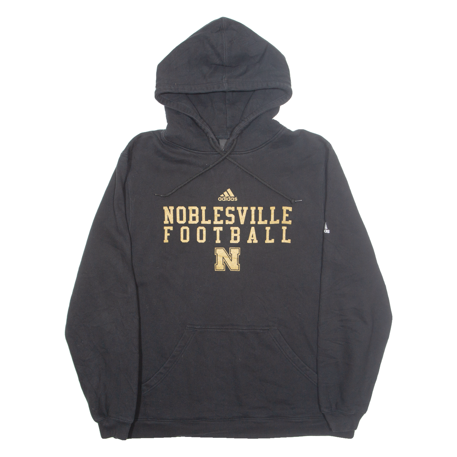 ADIDAS Noblesville Football Mens Black Hoodie USA L Refurbished - N/A refurbished available on Cerqular