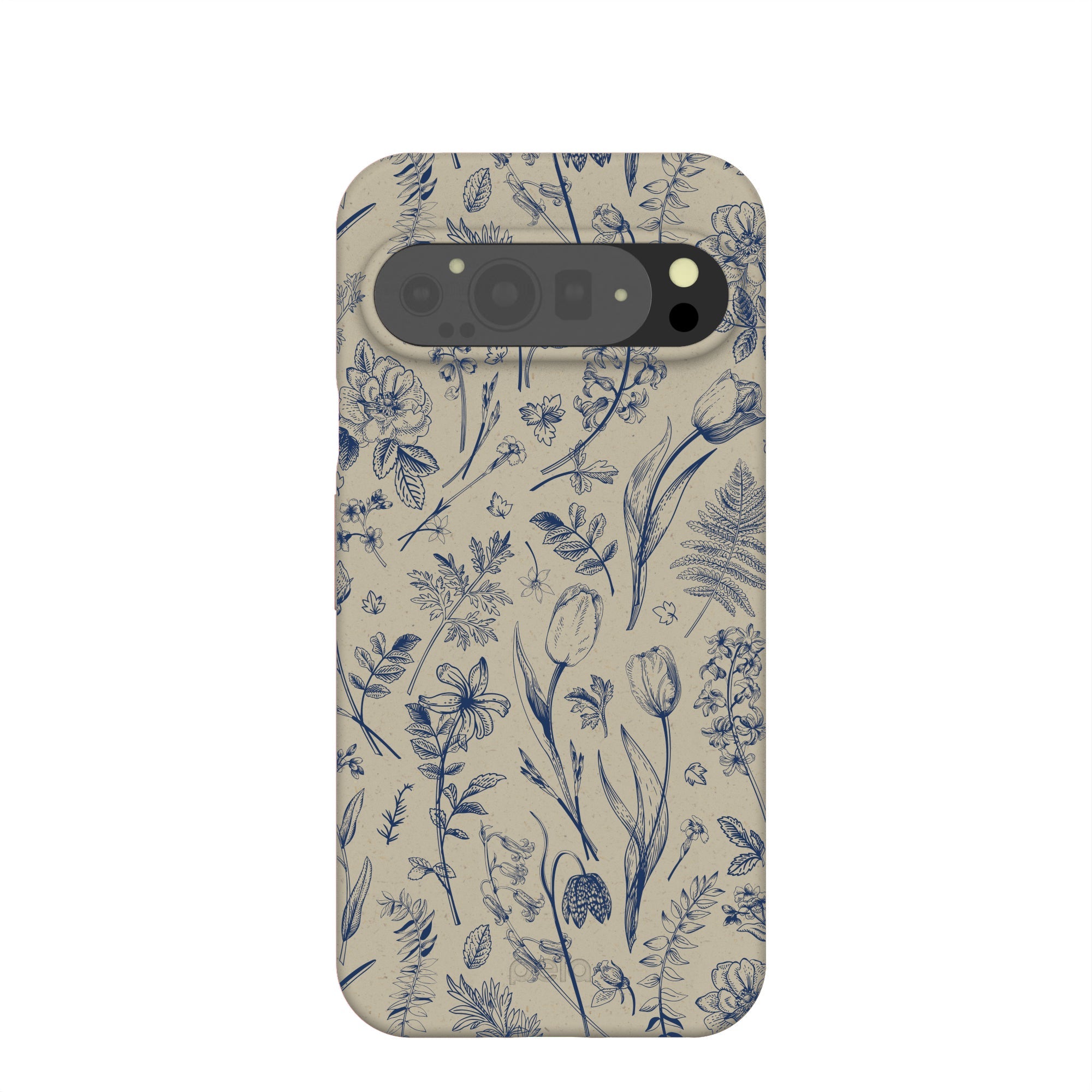 London Fog Indigo Bouquet Google Pixel 9 Pro XL Case Refurbished - Pela Case refurbished available on Cerqular