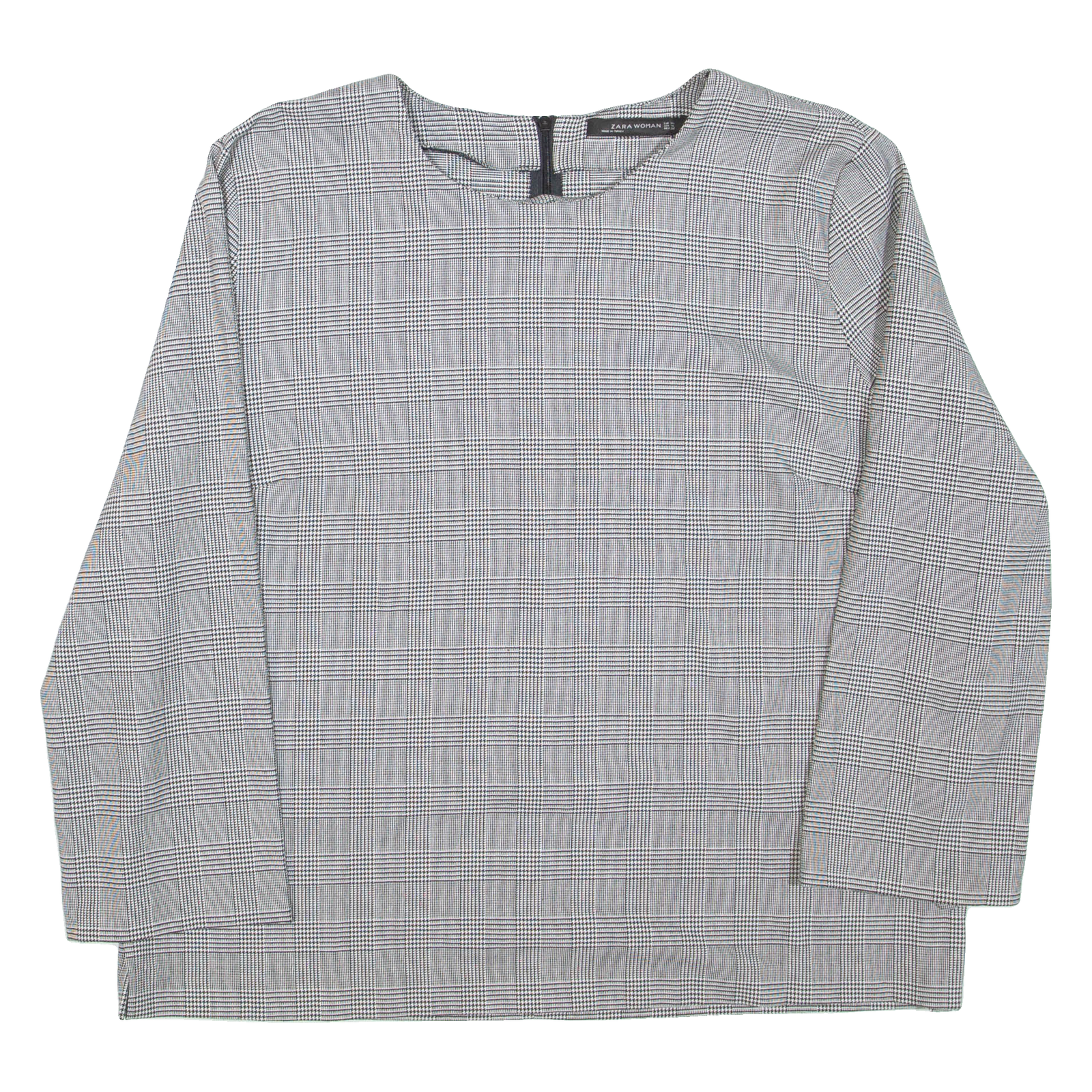 Buy ZARA Womens Printed Top Black Long Sleeve Check M Refurbished - $16.89 ZARA Womens Printed Top Black Long Sleeve Check M Refurbished - N/A refurbished available on Cerqular
