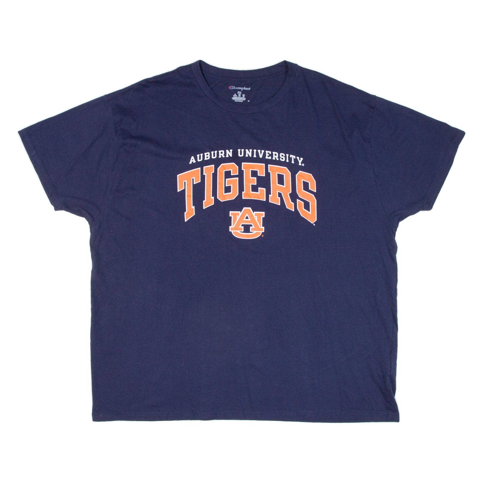CHAMPION Auburn University Tigers Mens T-Shirt Blue USA 2XL Refurbished - N/A refurbished available on Cerqular