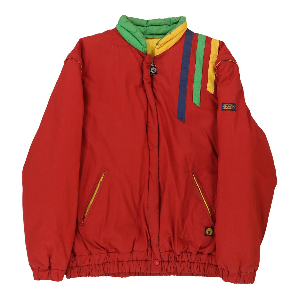 1980s Ciesse Jacket - Large Red Polyester Refurbished - Thrifted (note: this is a term often used to describe second- refurbished available on Cerqular