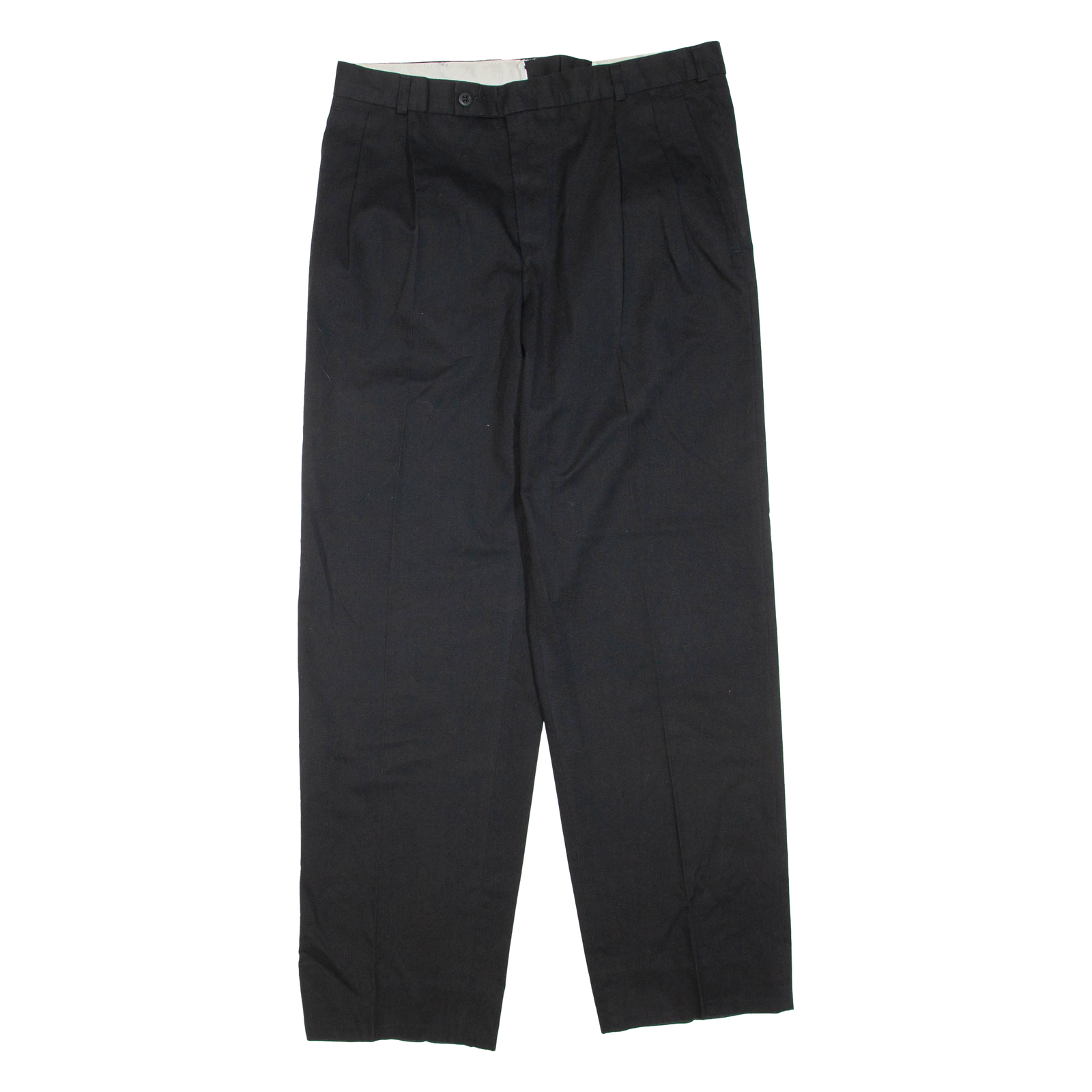 Mens Trousers Black Regular Tapered W32 L31 Refurbished - N/A refurbished available on Cerqular
