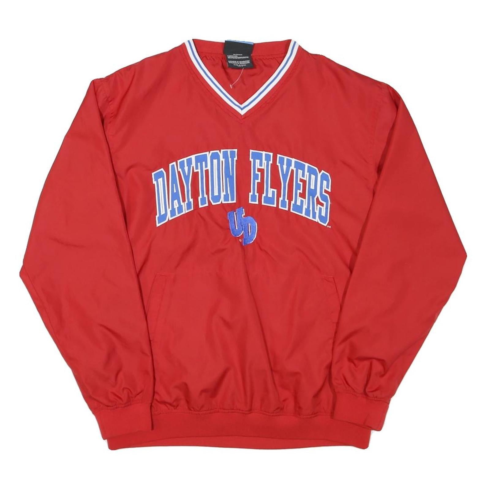 NCAA Mens Red Dayton Flyers V-Neck S Polyester Blend Sweatshirt Refurbished - N/A refurbished available on Cerqular