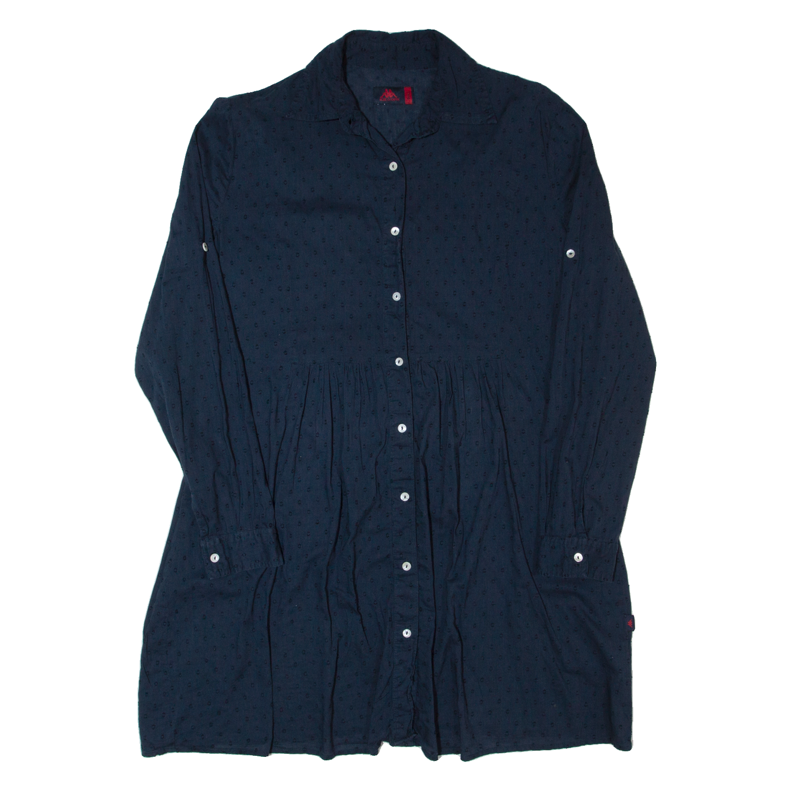 Buy KAPPA ROBE DI Oversized Womens Shirt Dress Blue Spotted Knee Length S Refurbished - $17.15 KAPPA ROBE DI Oversized Womens Shirt Dress Blue Spotted Knee Length S Refurbished - N/A refurbished available on Cerqular