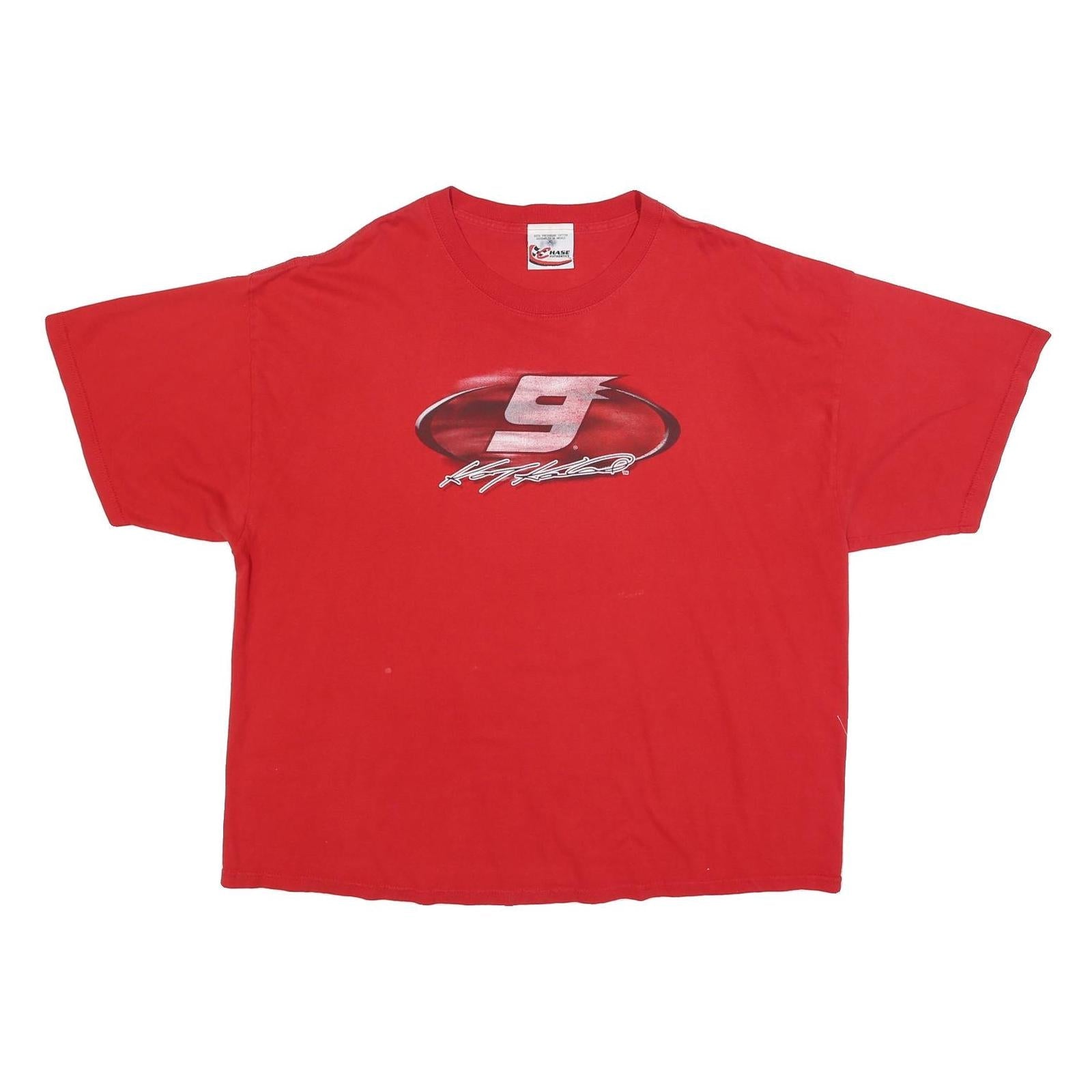 CHASE AUTHENTICS Mens Red Large Graphic T-Shirt XL Short Sleeve Round Neck Refurbished - N/A refurbished available on Cerqular