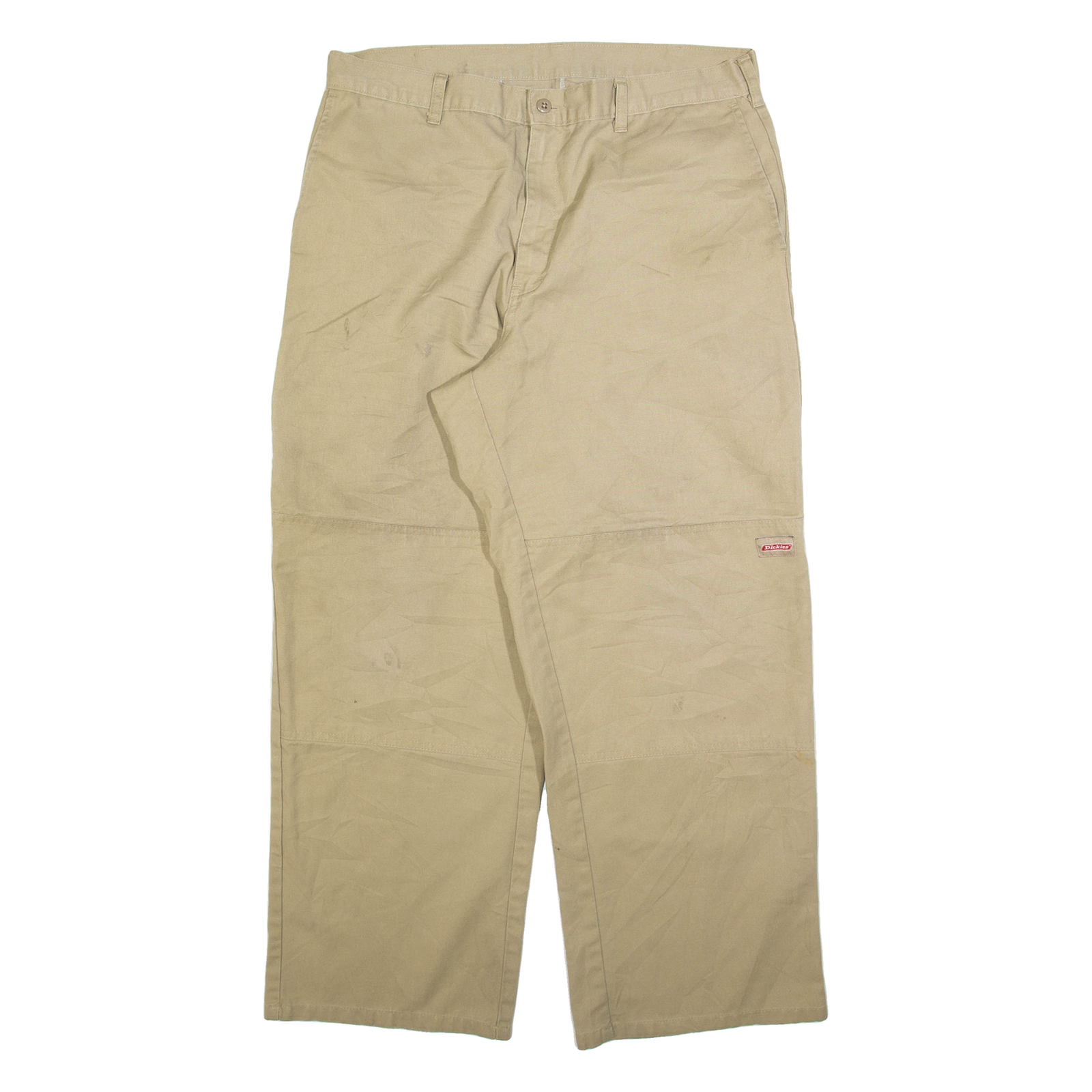 DICKIES Mens Trousers Beige Relaxed Straight W34 L29 Refurbished - N/A refurbished available on Cerqular