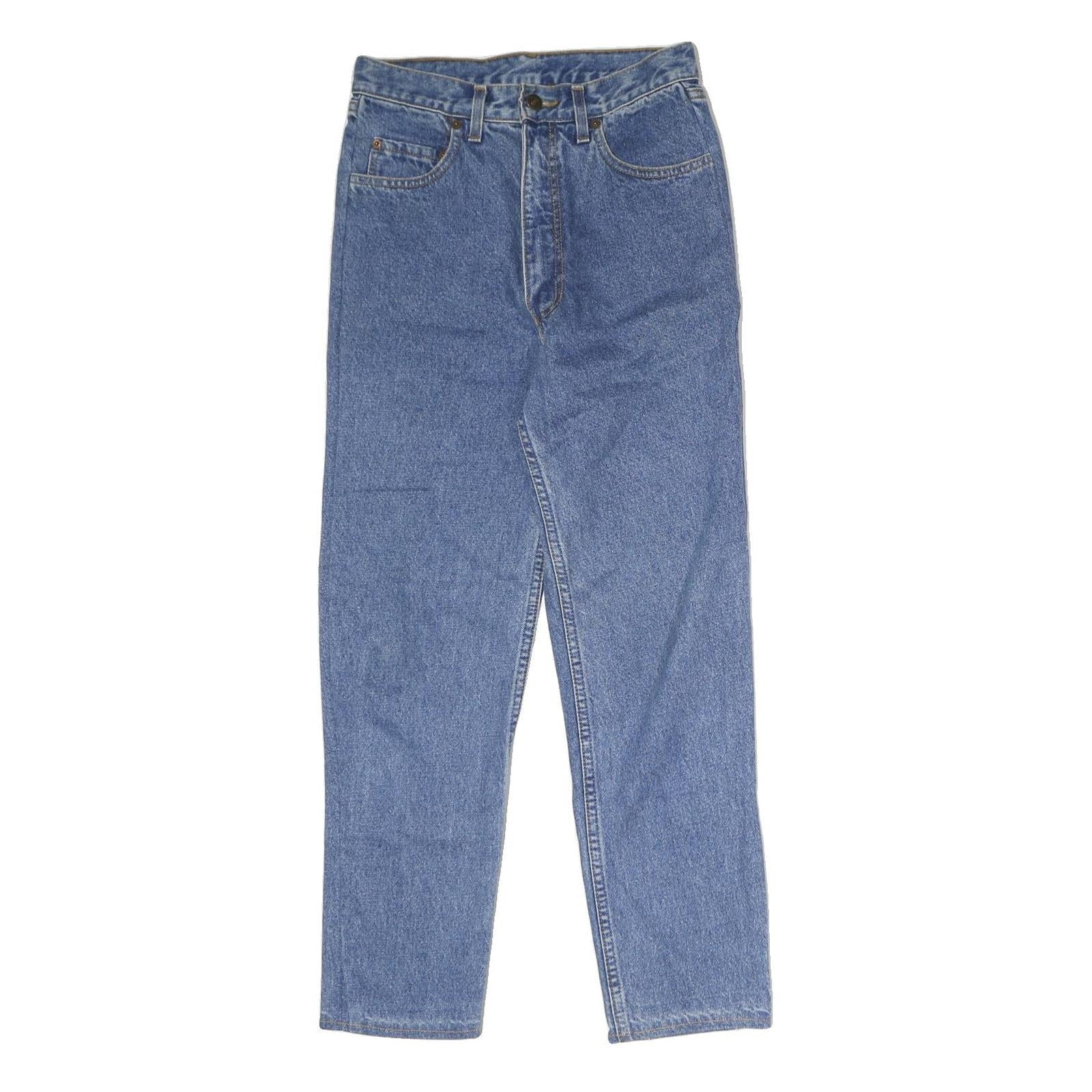 LEVI'S Womens Jeans Blue Regular Straight Denim Medium W26 L26 Classic Fit Refurbished - N/A refurbished available on Cerqular