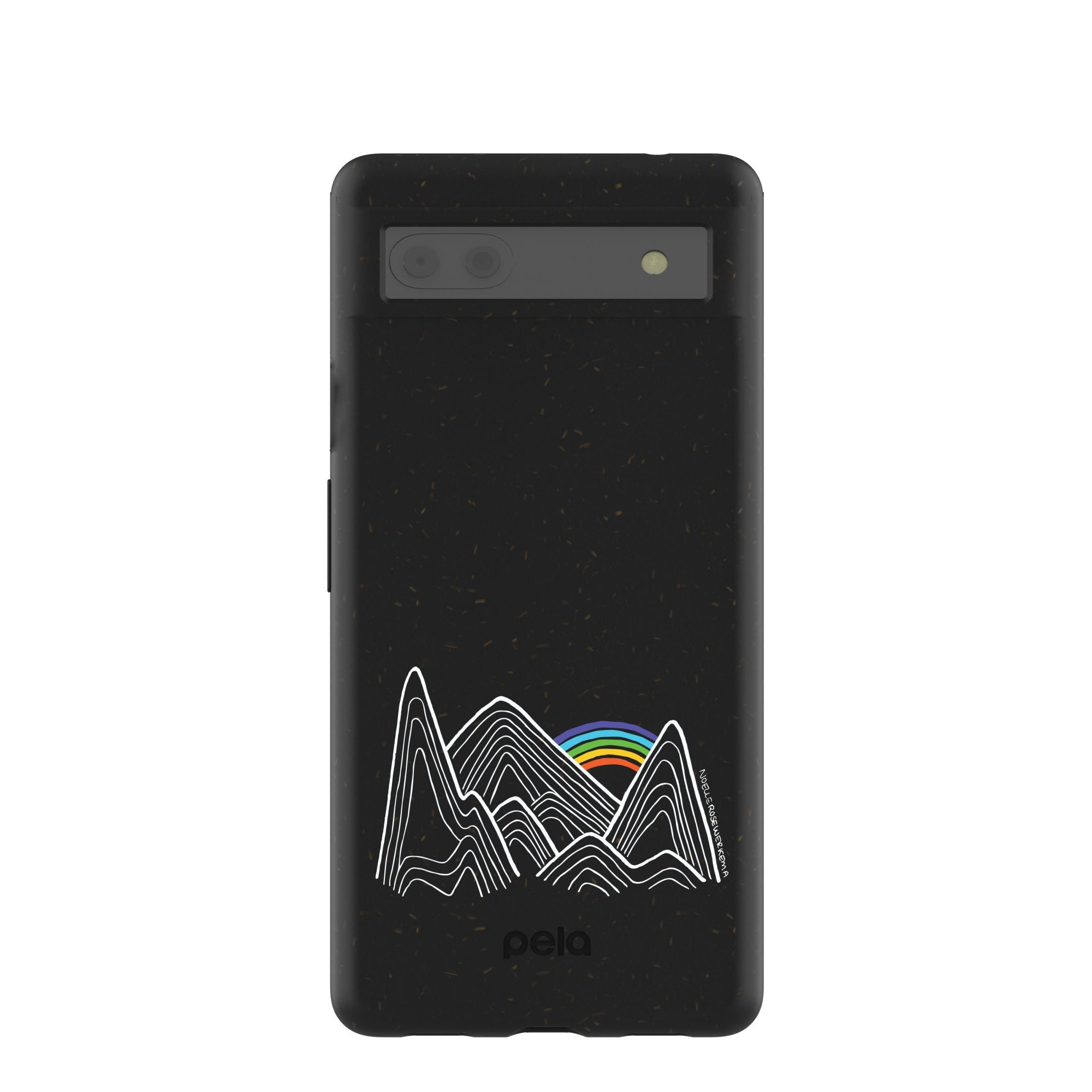 Black Elevation Google Pixel 6a Case Refurbished - Pela Case refurbished available on Cerqular