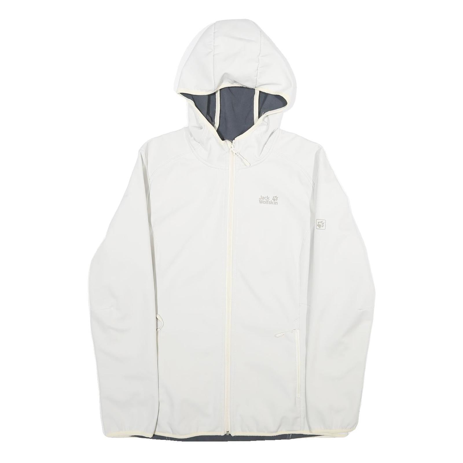 Buy JACK WOLFSKIN Womens White Hooded Jacket L Polyester Softshell Outdoor Zip Refurbished - $66.29 JACK WOLFSKIN Womens White Hooded Jacket L Polyester Softshell Outdoor Zip Refurbished - N/A refurbished available on Cerqular