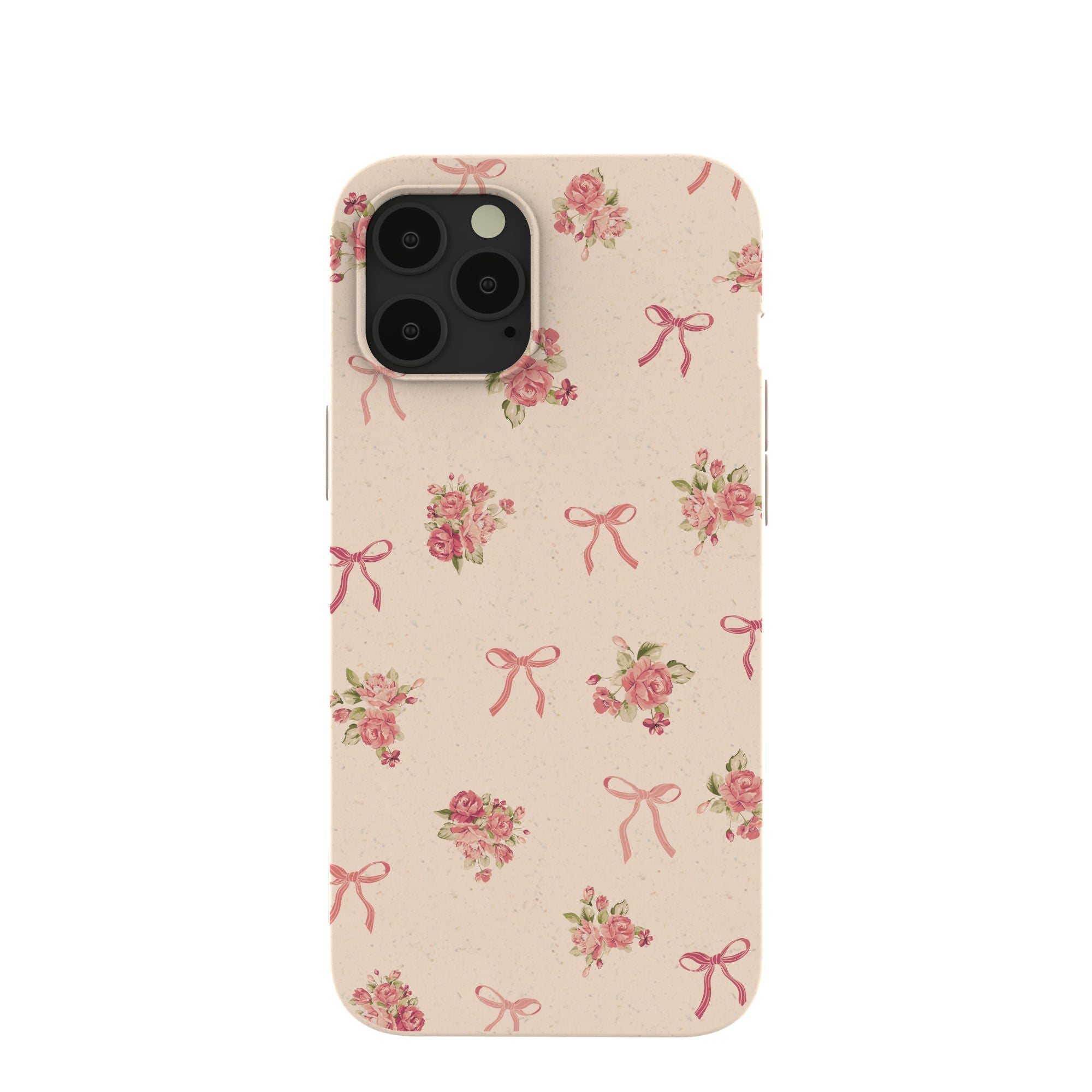 Seashell Roses and Bows iPhone 12 Pro Max Case Refurbished - Pela Case refurbished available on Cerqular