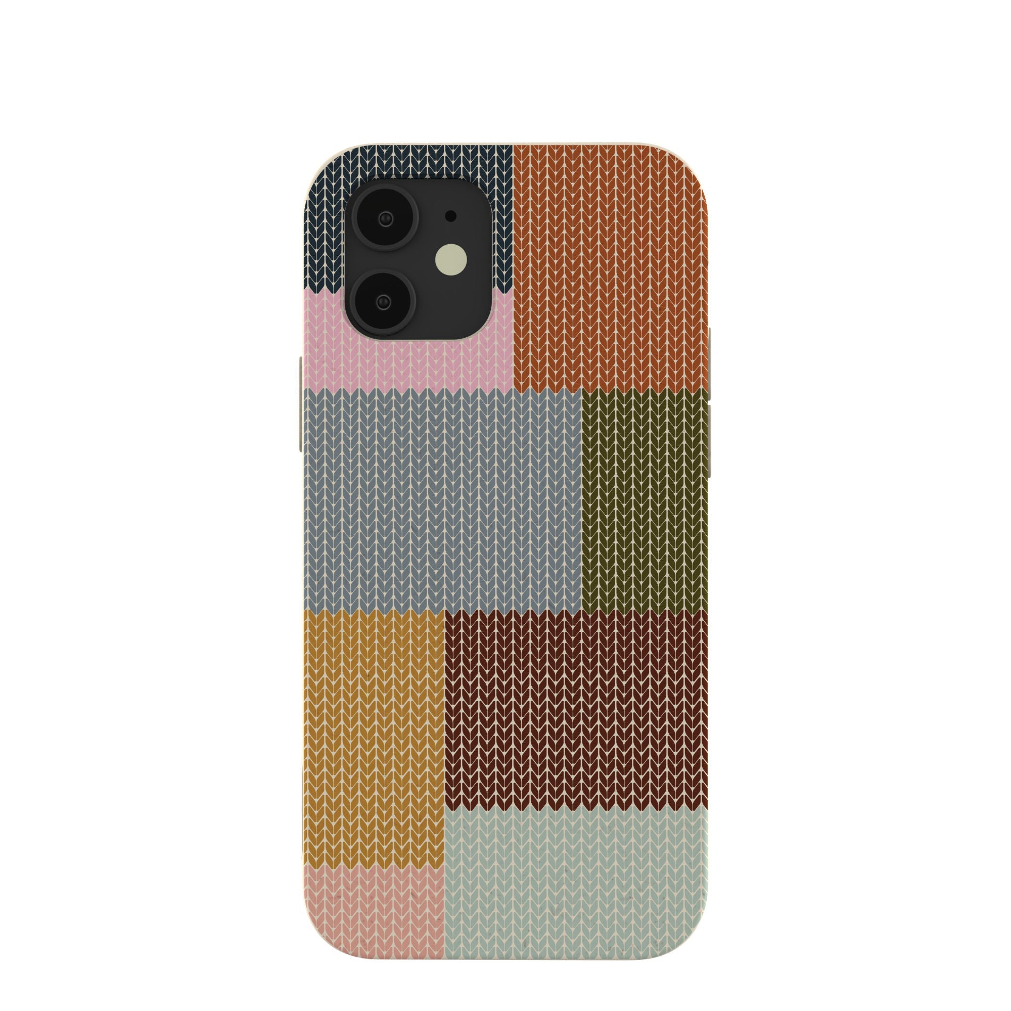 London Fog Knitted Patchwork iPhone 12/ iPhone 12 Pro Case Refurbished - Pela Case refurbished available on Cerqular