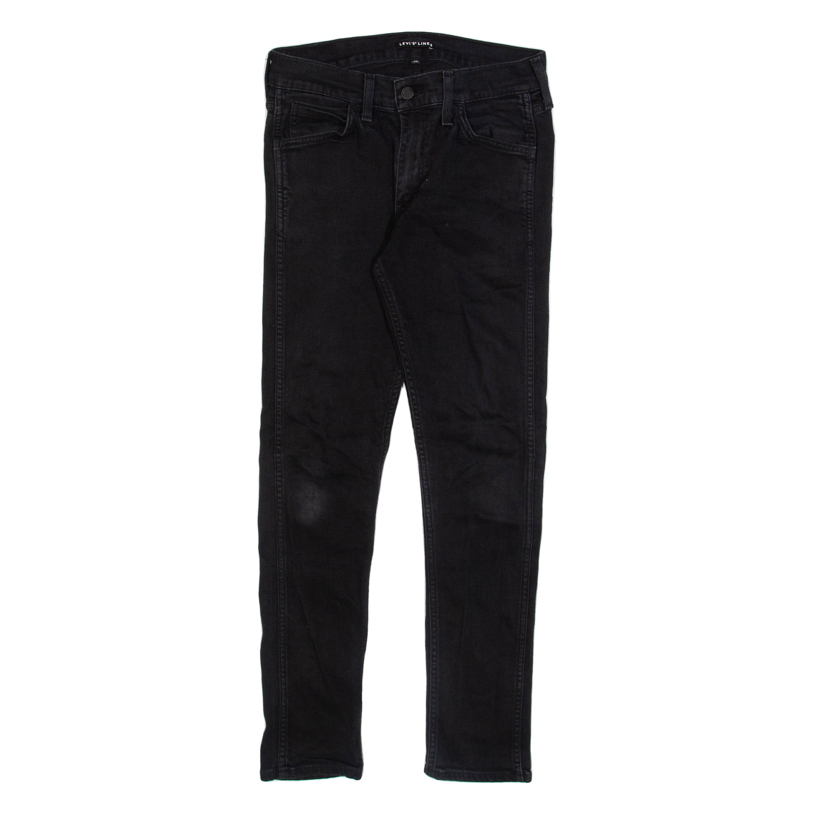 LEVI'S Line 8 Womens Jeans Black Slim Straight W30 L30 Refurbished - N/A refurbished available on Cerqular