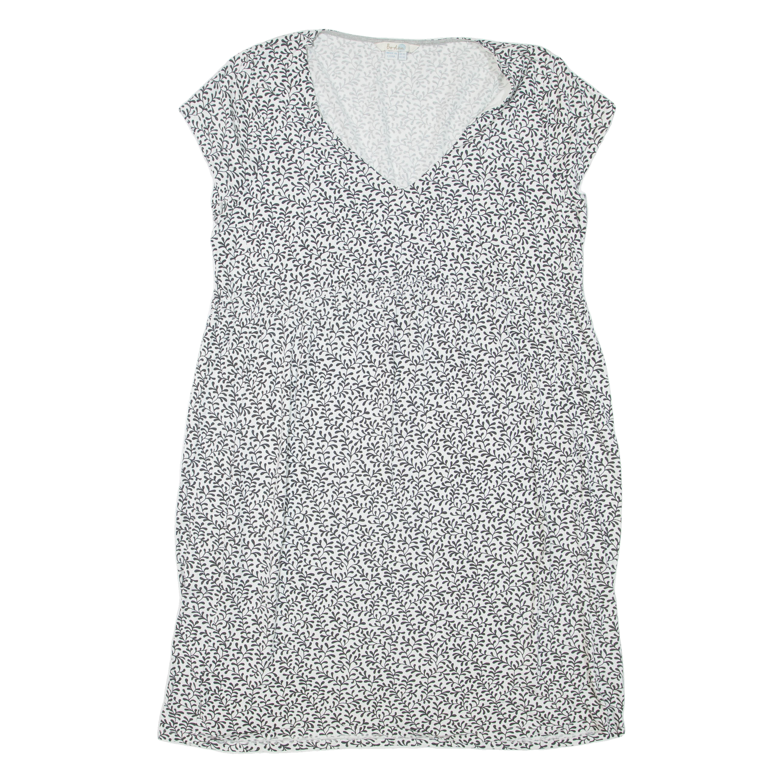 BODEN Womens Day Dress White Short Sleeve Short UK 18 Refurbished - N/A refurbished available on Cerqular