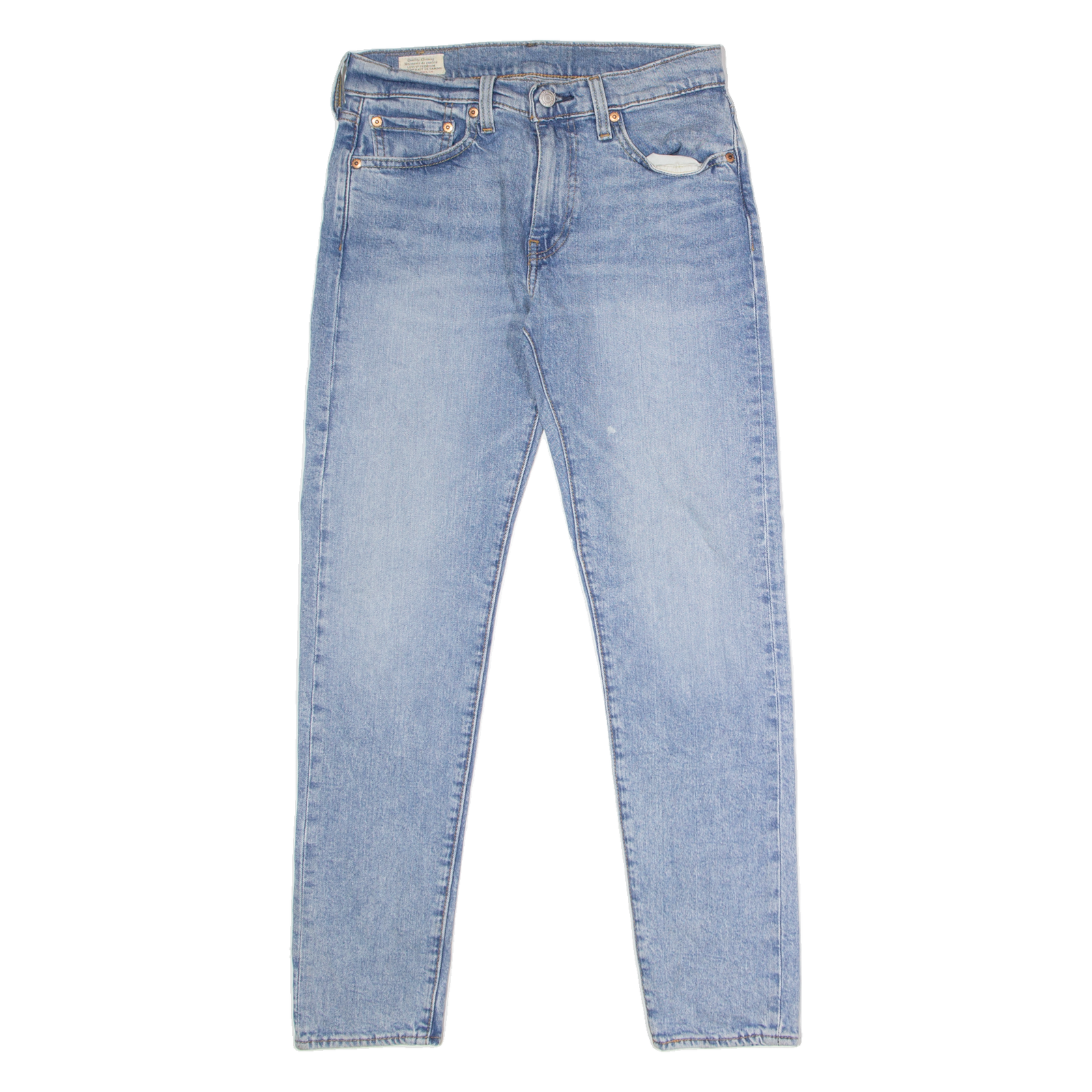 LEVI'S 512 BIG E Jeans Mens Blue Slim Tapered Stone Wash W29 L30 Refurbished - N/A refurbished available on Cerqular