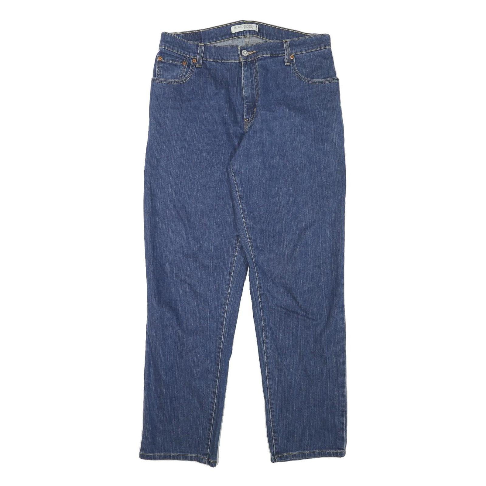 LEVI'S 550 Womens Jeans Blue Relaxed Straight Denim Medium W32 L29 Classic Style Refurbished - N/A refurbished available on Cerqular