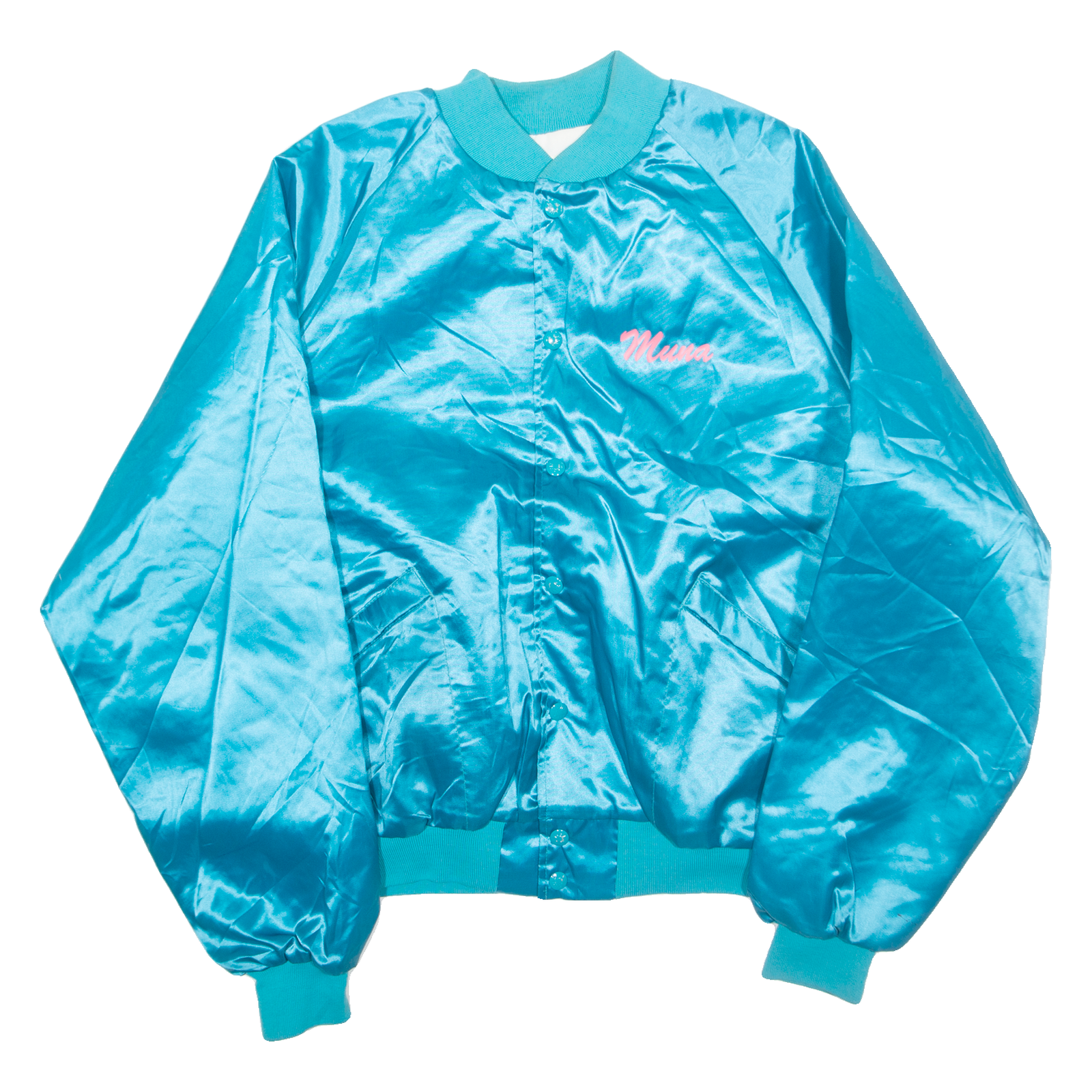 KING LOUIE Wayne Starr Womens Bomber Jacket Blue Nylon USA XL Refurbished - N/A refurbished available on Cerqular