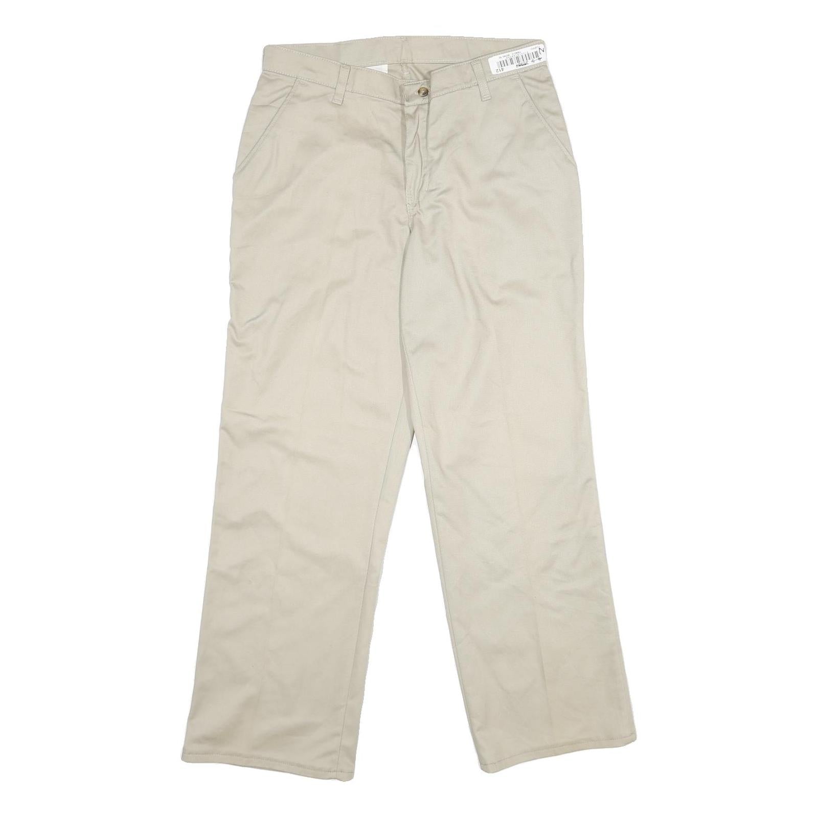 RED KAP Womens Cotton Beige Regular Fit Straight Leg Trousers W30 L30 Workwear Refurbished - N/A refurbished available on Cerqular