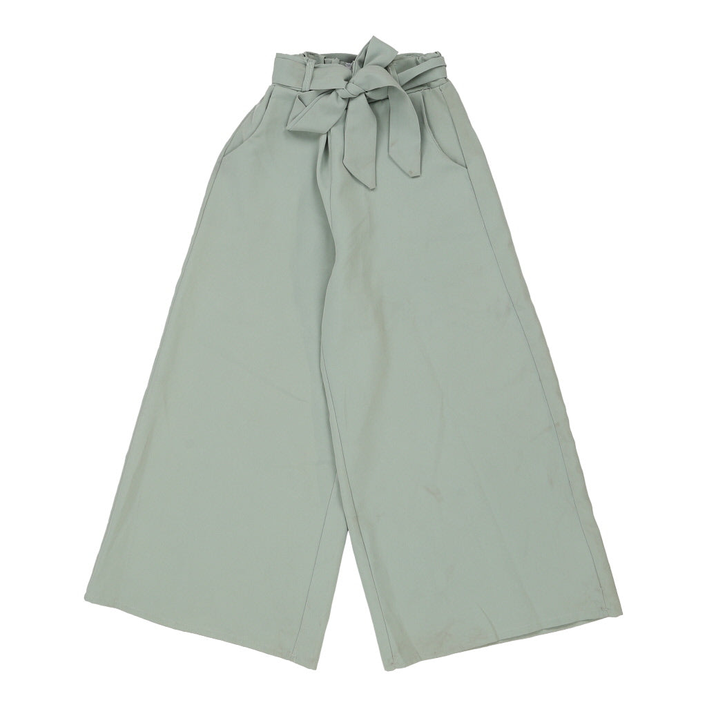 Unbranded Trousers - XS Green Cotton Refurbished - Thrifted (note: this is a term often used to describe second- refurbished available on Cerqular