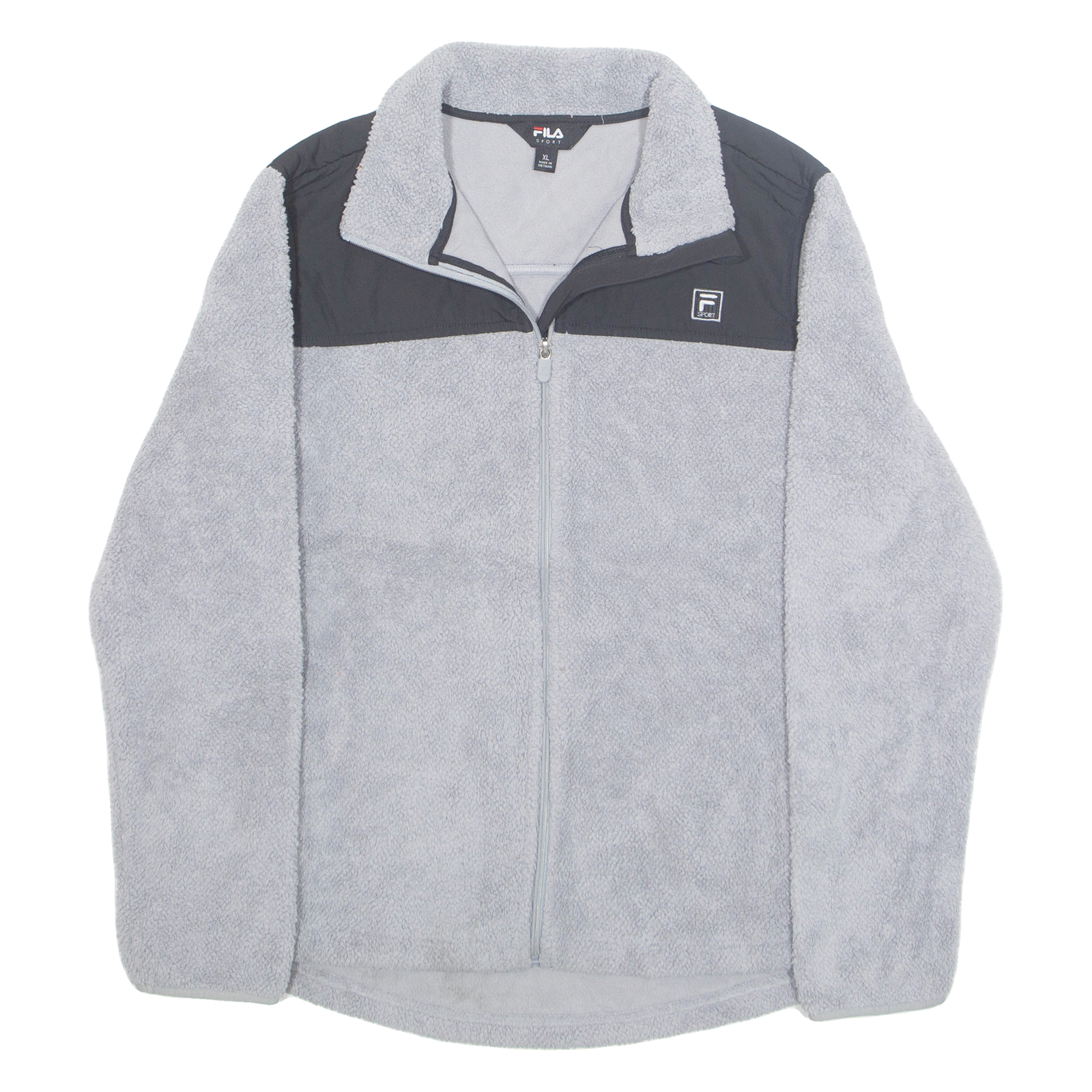 FILA Womens Fleece Jacket Grey XL Refurbished - N/A refurbished available on Cerqular