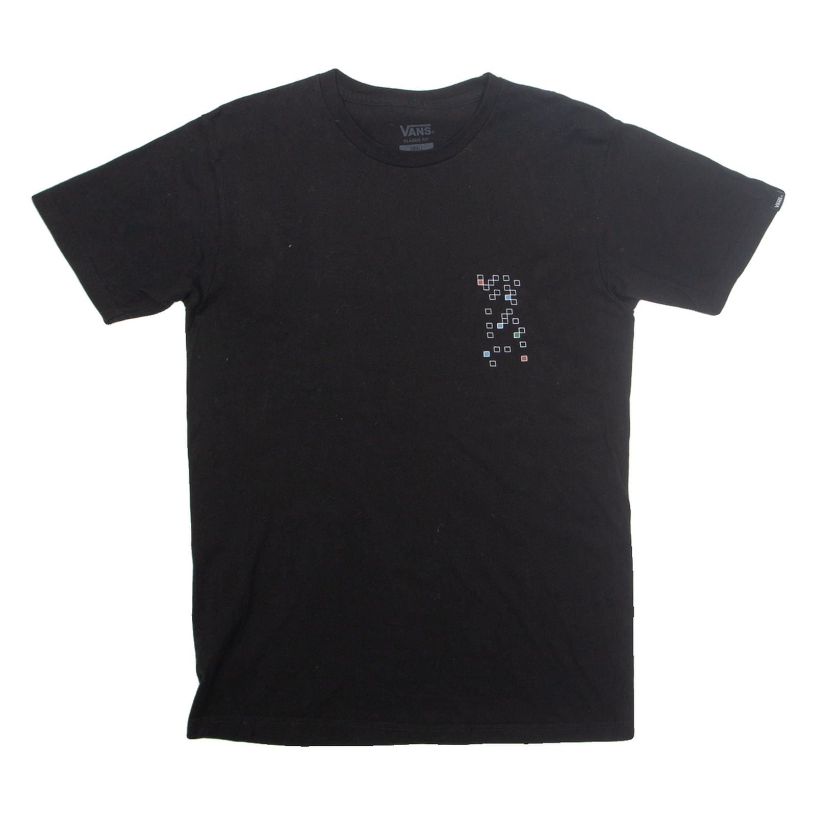 VANS Mens T-Shirt Black S Refurbished - N/A refurbished available on Cerqular