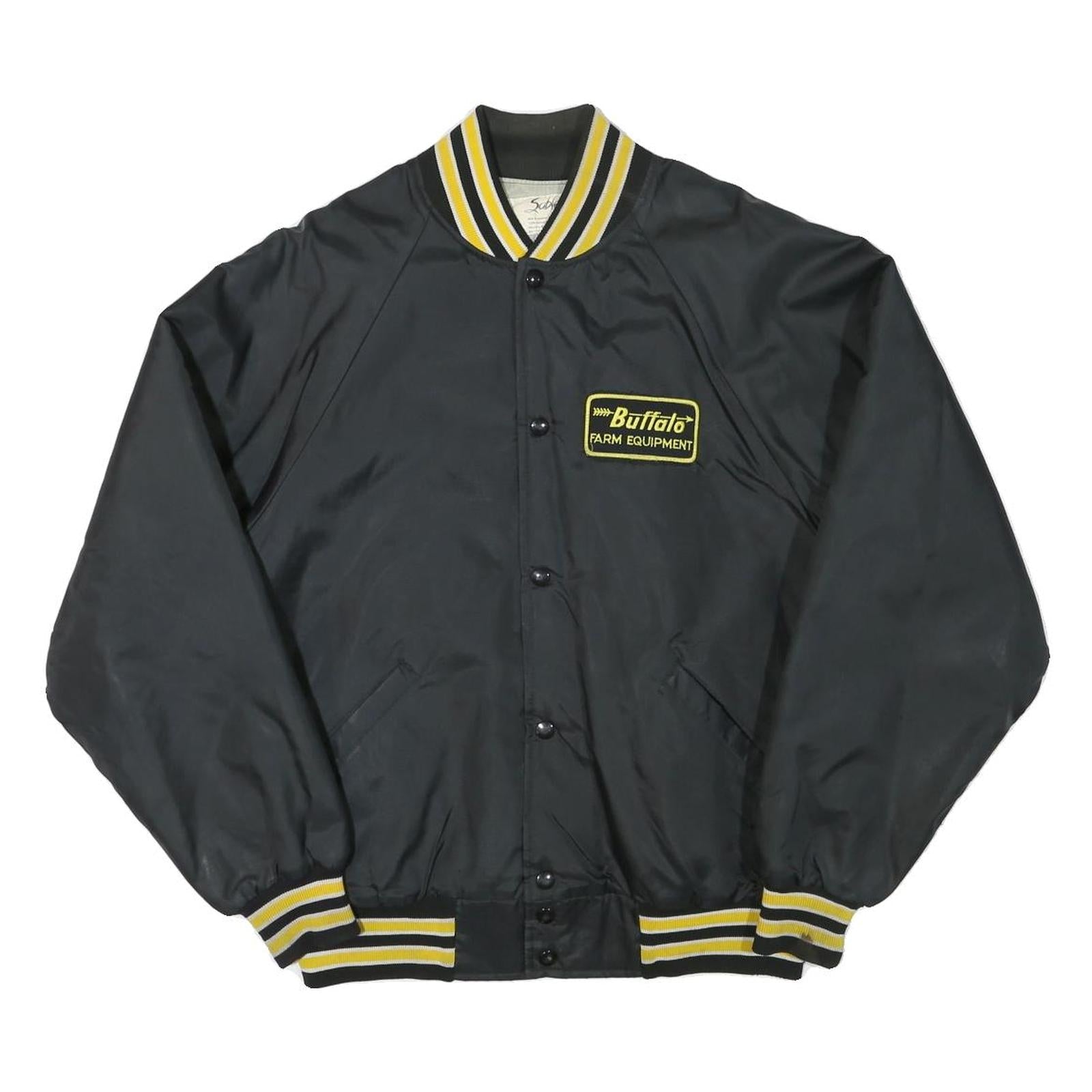 Buy SABLE Mens Black & Yellow Buffalo Farm Equipment Button Jacket L Polyester Blend Refurbished - $32.49 SABLE Mens Black & Yellow Buffalo Farm Equipment Button Jacket L Polyester Blend Refurbished - N/A refurbished available on Cerqular