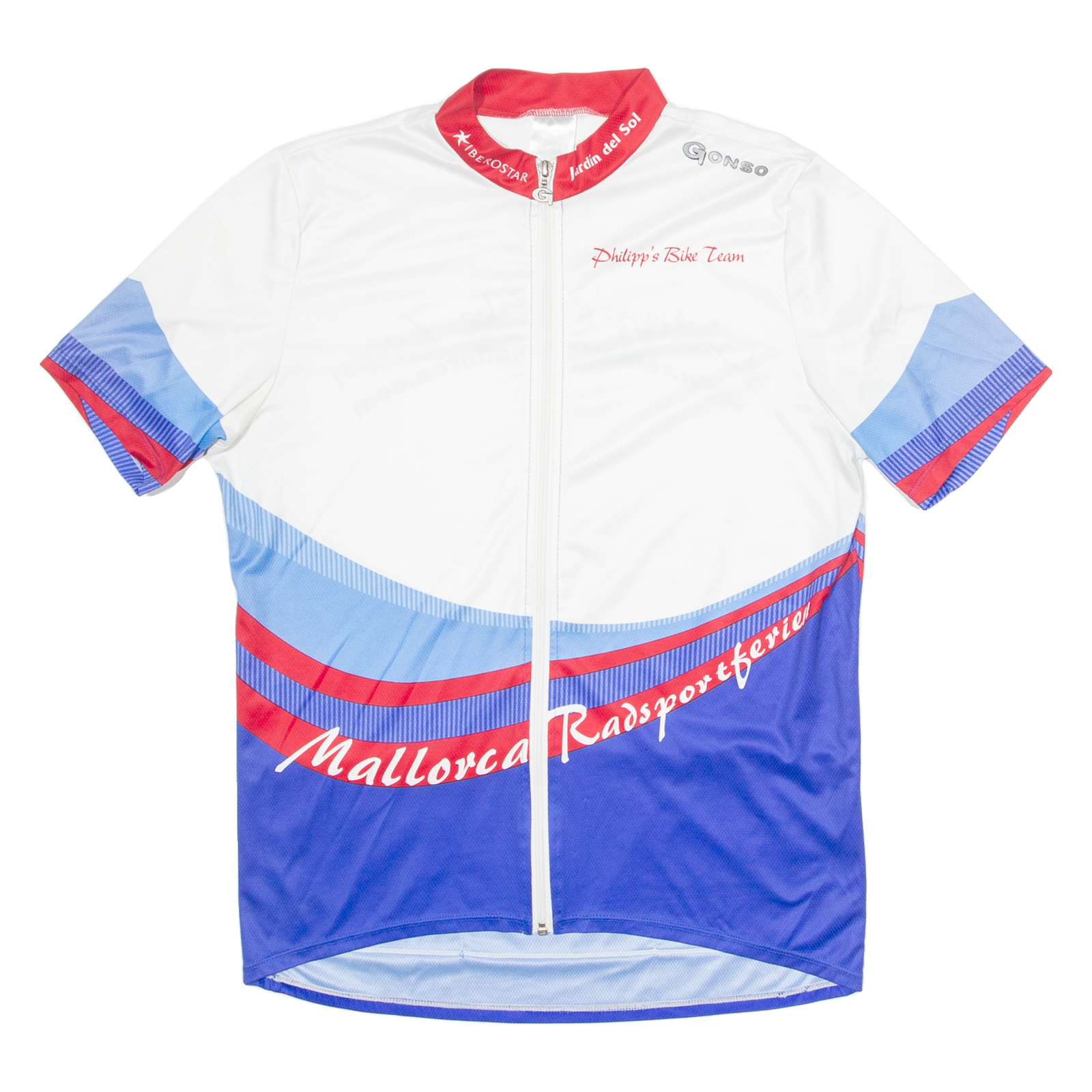 GONSO Cycling Mens Jersey White 1/4 Zip XL Refurbished - N/A refurbished available on Cerqular