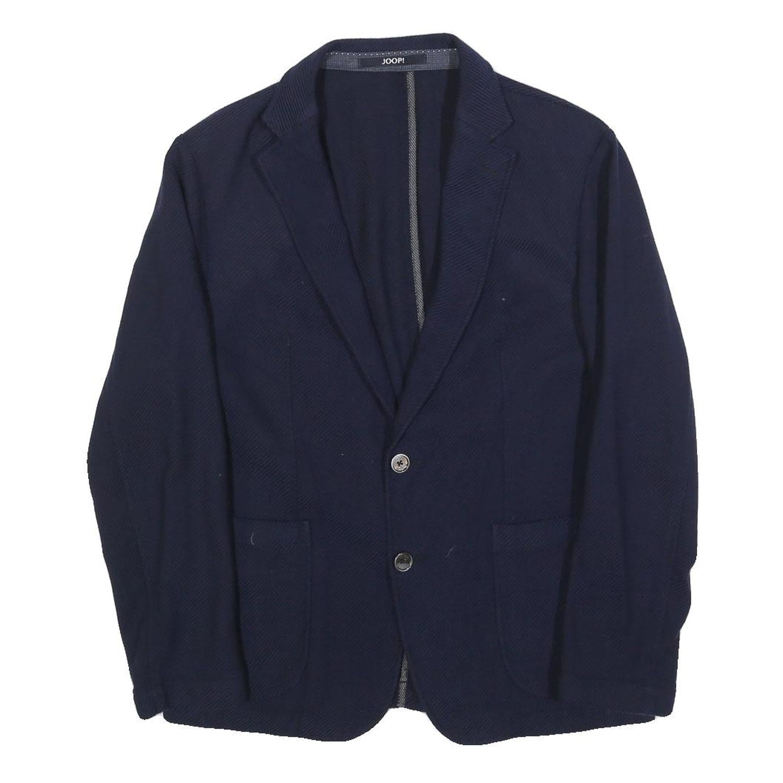 JOOP! Mens Blue Wool Button Jacket S Tailored Classic Plain Stylish Refurbished - N/A refurbished available on Cerqular