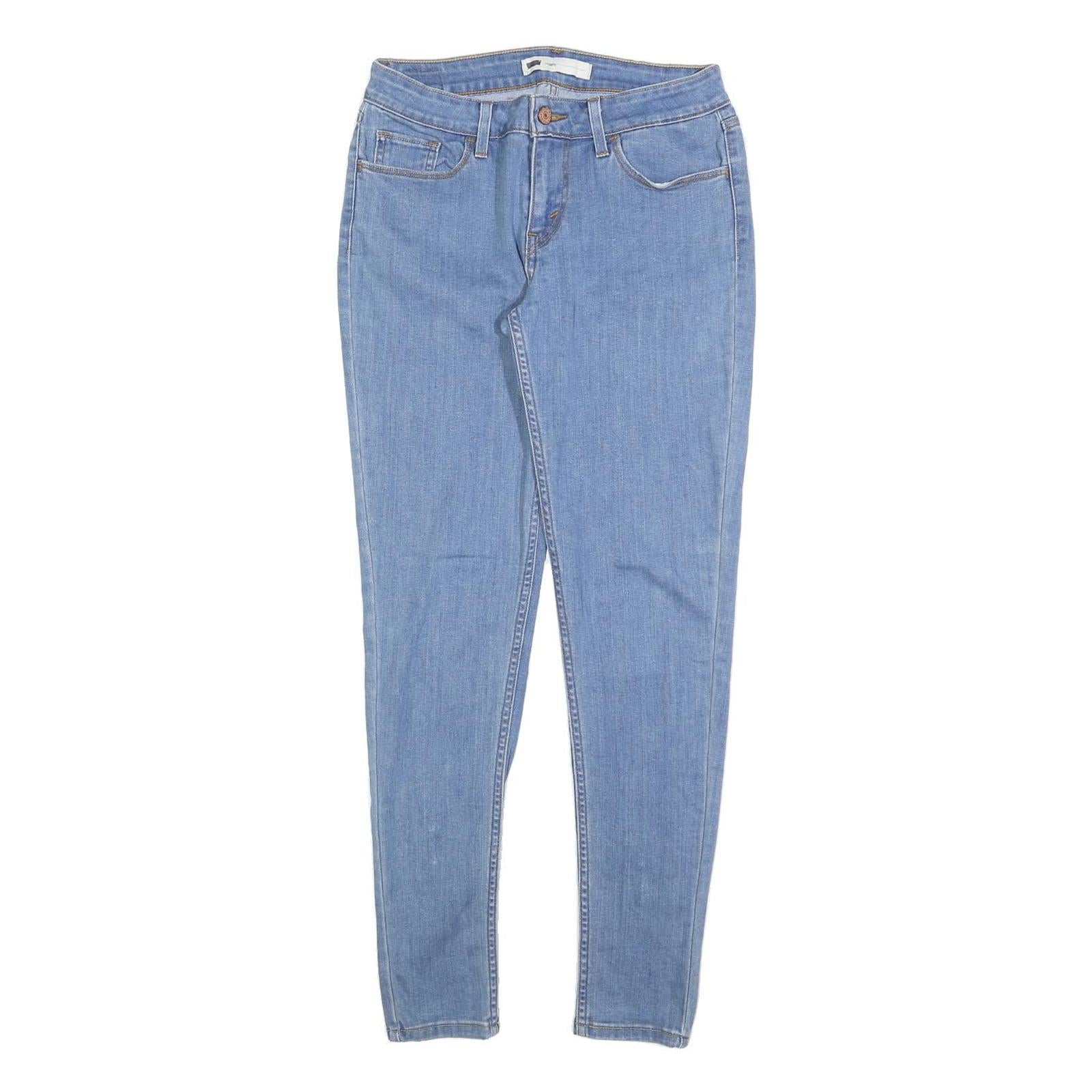 LEVI'S Womens Slim Blue Denim Slim Jeans W29 L30 Classic Fit Zip Closure Refurbished - N/A refurbished available on Cerqular