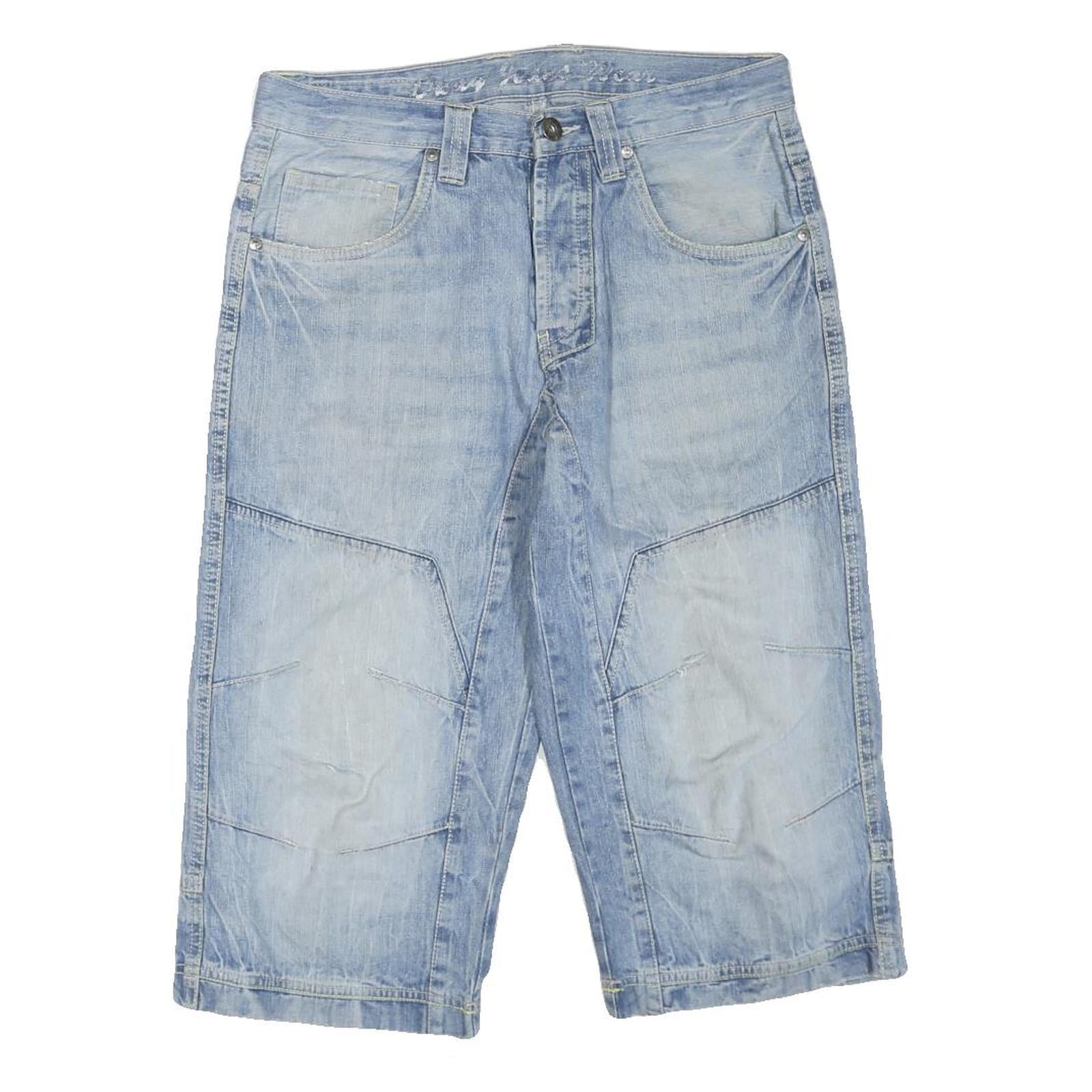 Buy Womens Light Blue Denim Casual Shorts M W32 Cotton Blend Relaxed Fit Refurbished - $15.59 Womens Light Blue Denim Casual Shorts M W32 Cotton Blend Relaxed Fit Refurbished - N/A refurbished available on Cerqular
