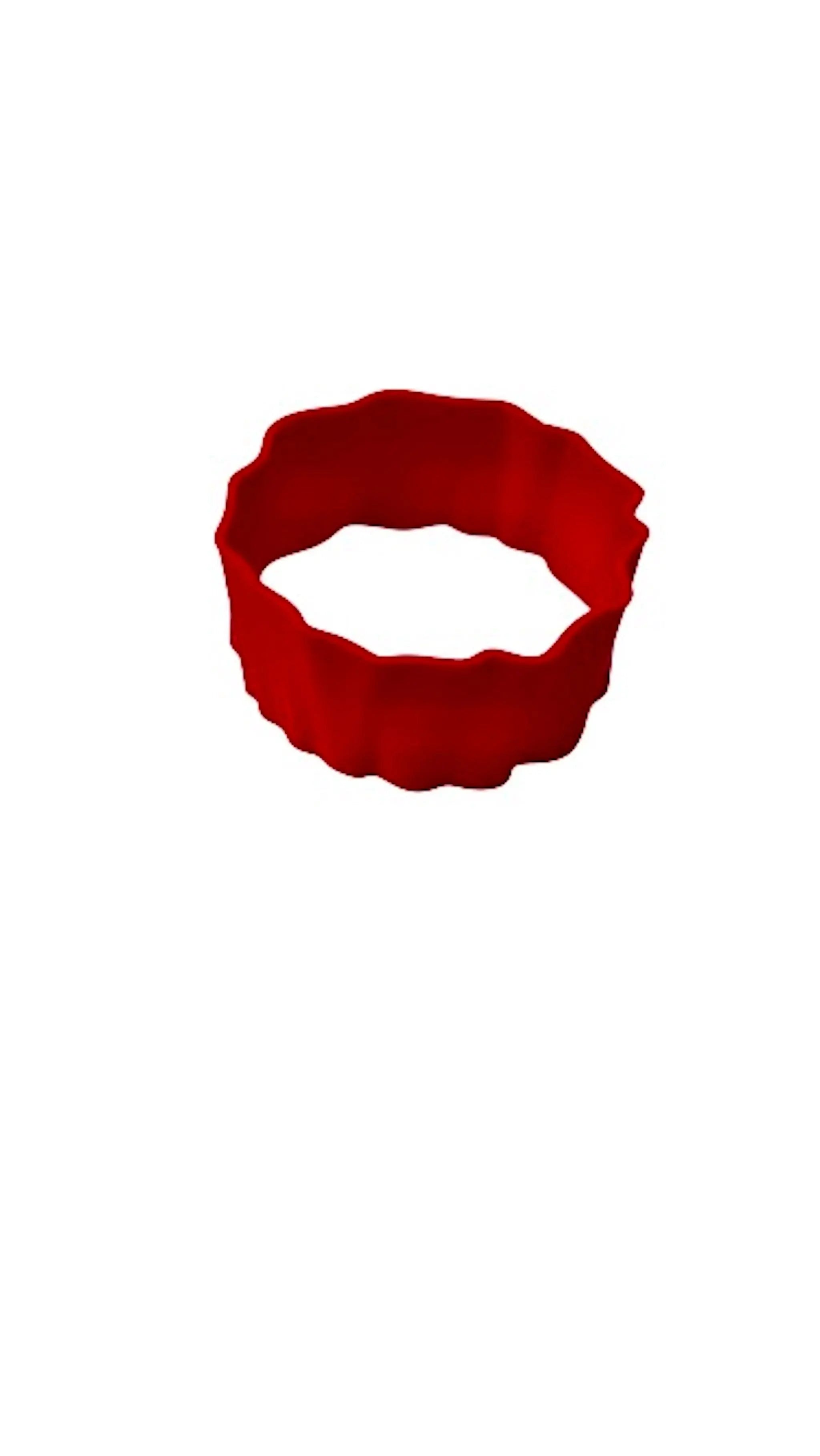 3D Printed Bicep Cuff in Red | Size: O/S Refurbished - N/A (Note: There is no well-known brand by this name refurbished available on Cerqular
