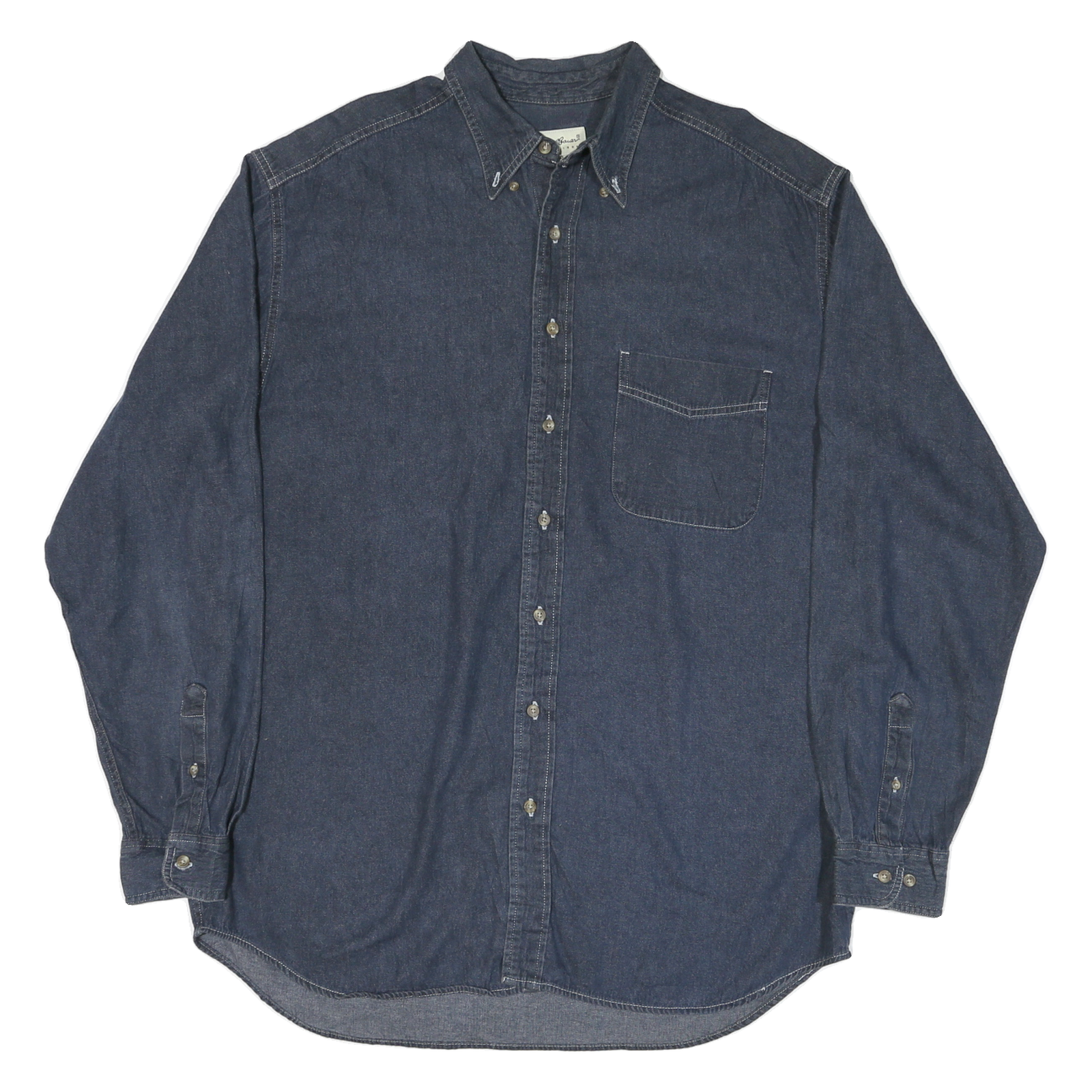 Buy EDDIE BAUER Mens Blue Denim Shirt L Cotton Casual Button Shirt Refurbished - $38.99 EDDIE BAUER Mens Blue Denim Shirt L Cotton Casual Button Shirt Refurbished - N/A refurbished available on Cerqular