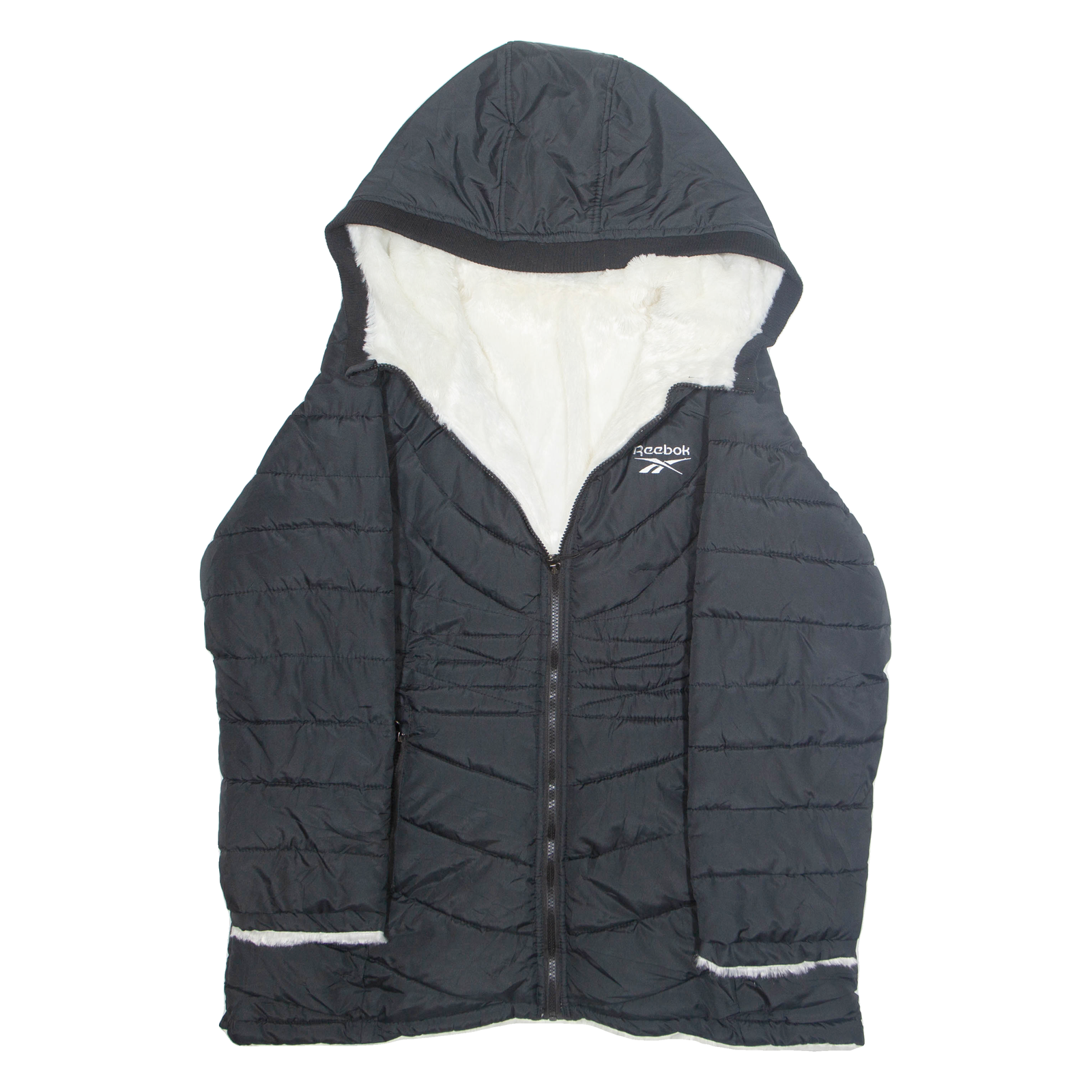 Buy REEBOK Womens Parka Coat Black Hooded L Refurbished - $49.39 REEBOK Womens Parka Coat Black Hooded L Refurbished - N/A refurbished available on Cerqular
