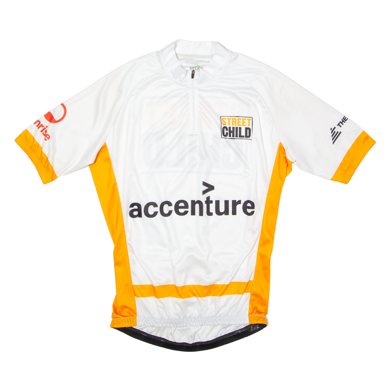 SELEKT Cycling Mens Jersey White 1/4 Zip L Refurbished - N/A refurbished available on Cerqular