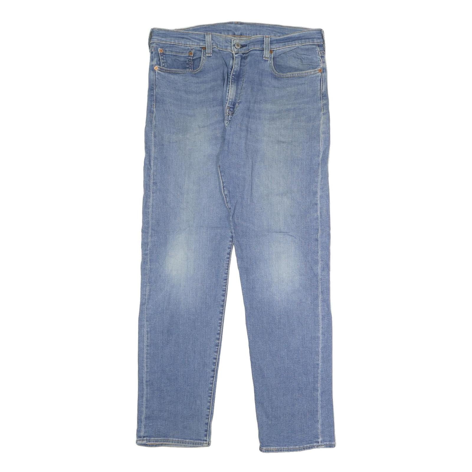 LEVI'S 502 BIG E Mens Jeans Blue Regular Straight Denim Medium W36 L34 Classic Refurbished - N/A refurbished available on Cerqular