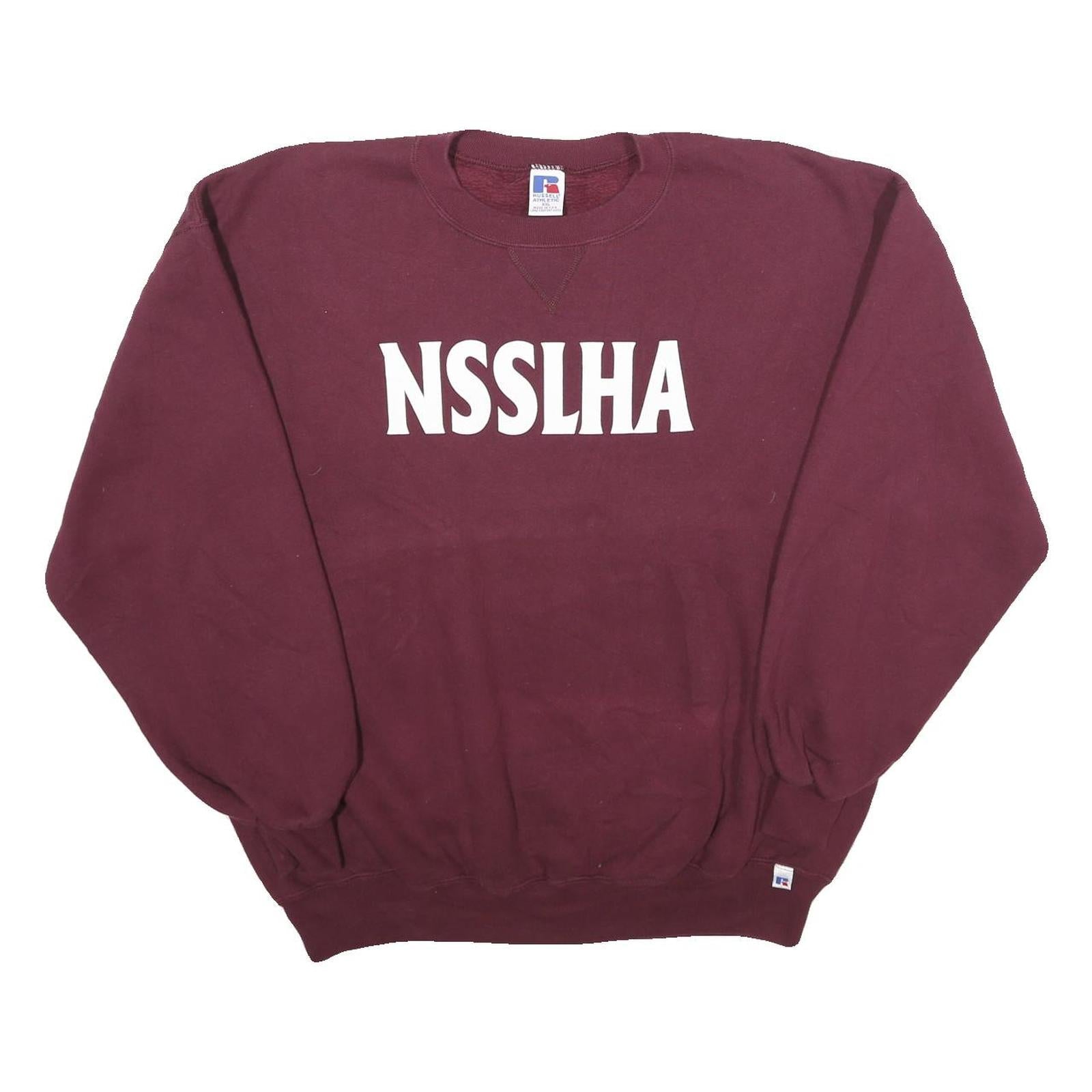 Buy RUSSELL ATHLETIC Mens Maroon Crew Neck 2XL Sweatshirt NSSLHA Print Refurbished - $29.89 RUSSELL ATHLETIC Mens Maroon Crew Neck 2XL Sweatshirt NSSLHA Print Refurbished - N/A refurbished available on Cerqular