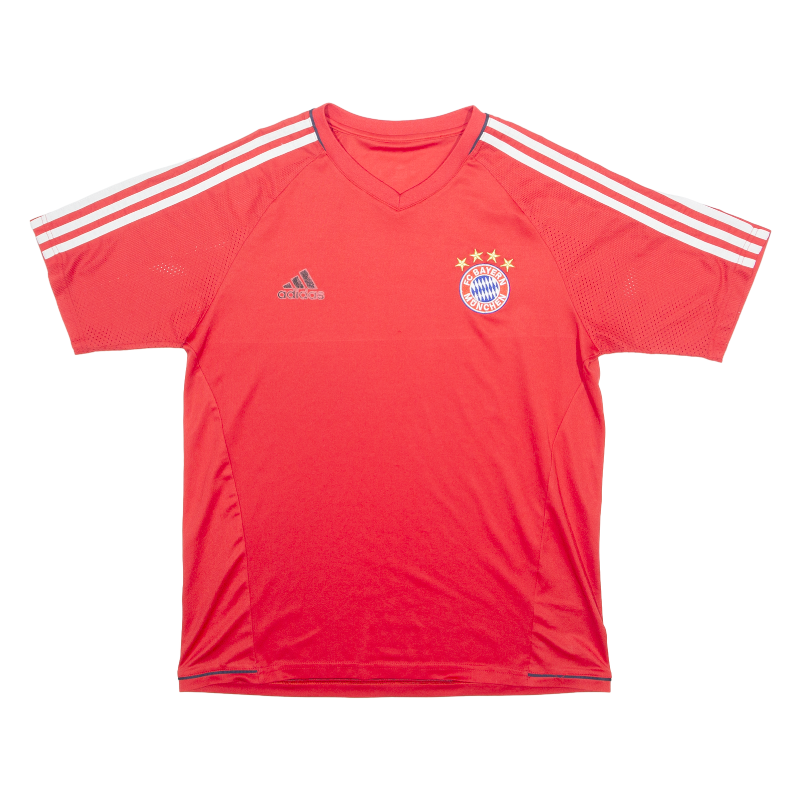 ADIDAS FC BAYERN MUNICH Mens Football Shirt Jersey Red V-Neck M Refurbished - N/A refurbished available on Cerqular
