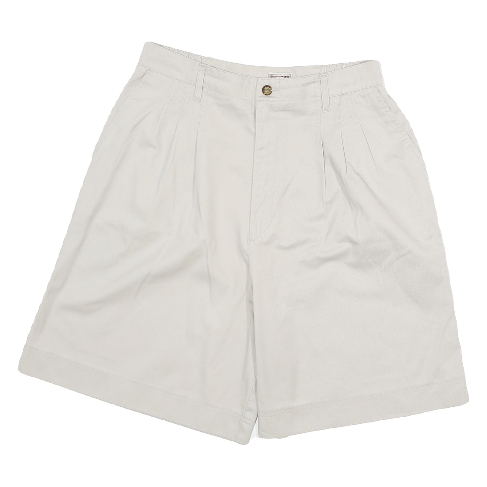 SEASON SPORT Womens Shorts White Casual Plain UK 12 W28 Relaxed Fit Cotton Refurbished - N/A refurbished available on Cerqular