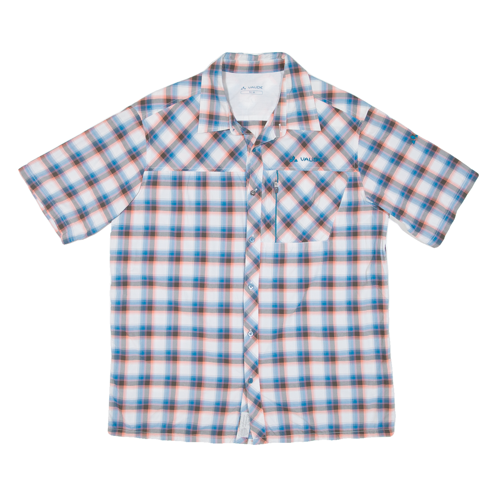 VAUDE Mens Shirt Red Check M Refurbished - N/A refurbished available on Cerqular