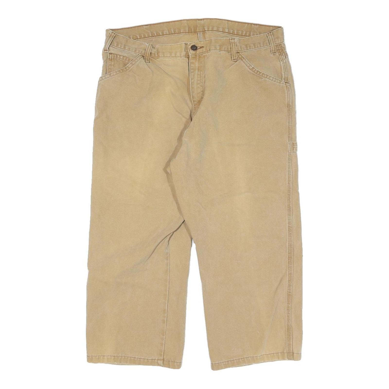 DICKIES Mens Jeans Beige Relaxed Straight Denim Medium W38 L22 Workwear Pants Refurbished - N/A refurbished available on Cerqular