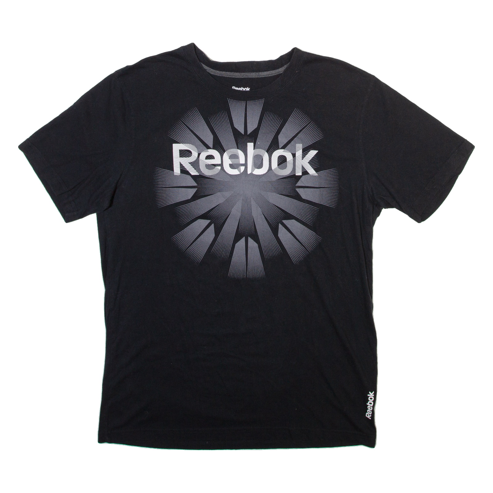 REEBOK Mens T-Shirt Black M Refurbished - N/A refurbished available on Cerqular