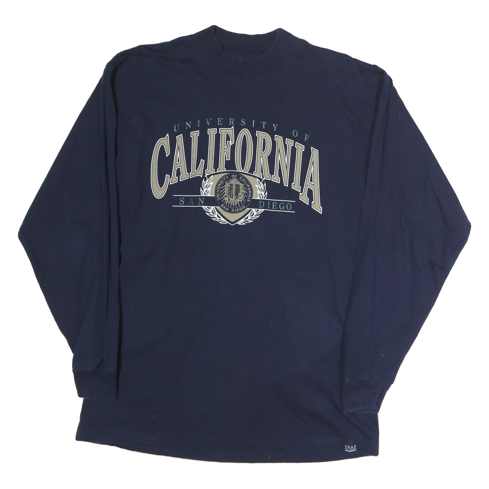 GEAR Mens Blue University Of California San Diego Modern Long Sleeve Crew Neck L Refurbished - N/A refurbished available on Cerqular